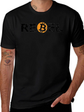 Rebel Bitcoin Graphic Tee - Crypto Currency Shirt