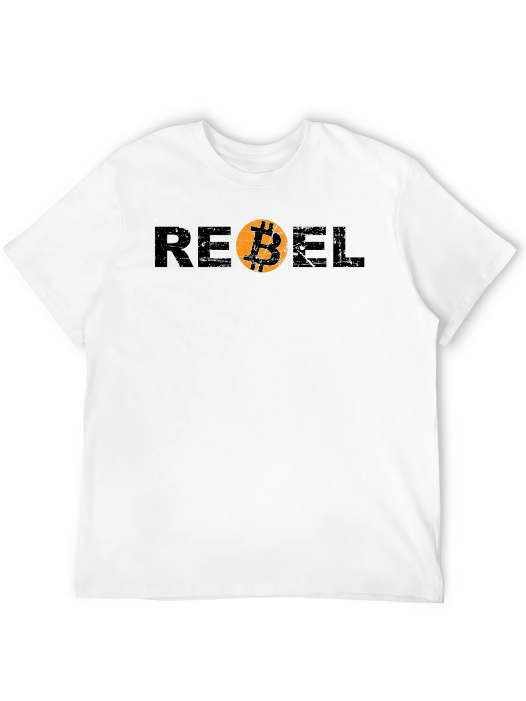 Rebel Bitcoin Graphic Tee - Crypto Currency Shirt