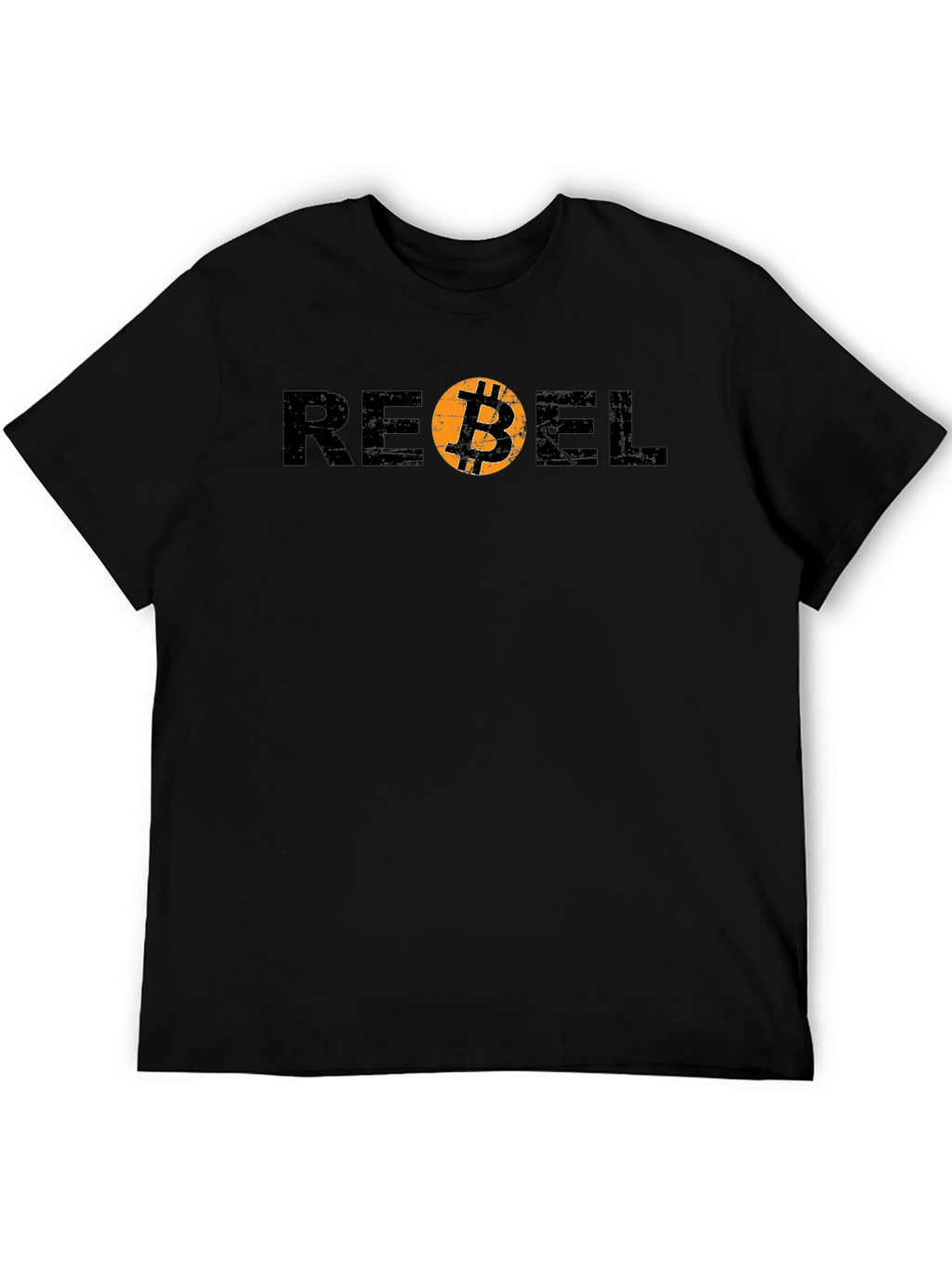 Rebel Bitcoin Graphic Tee - Crypto Currency Shirt