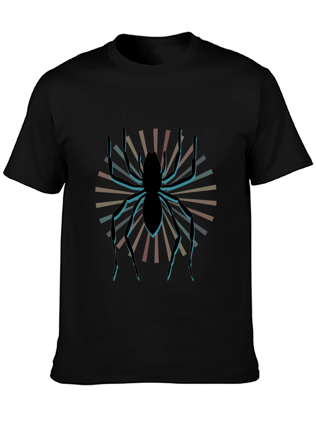 Spider Graphic Tee - Retro Style