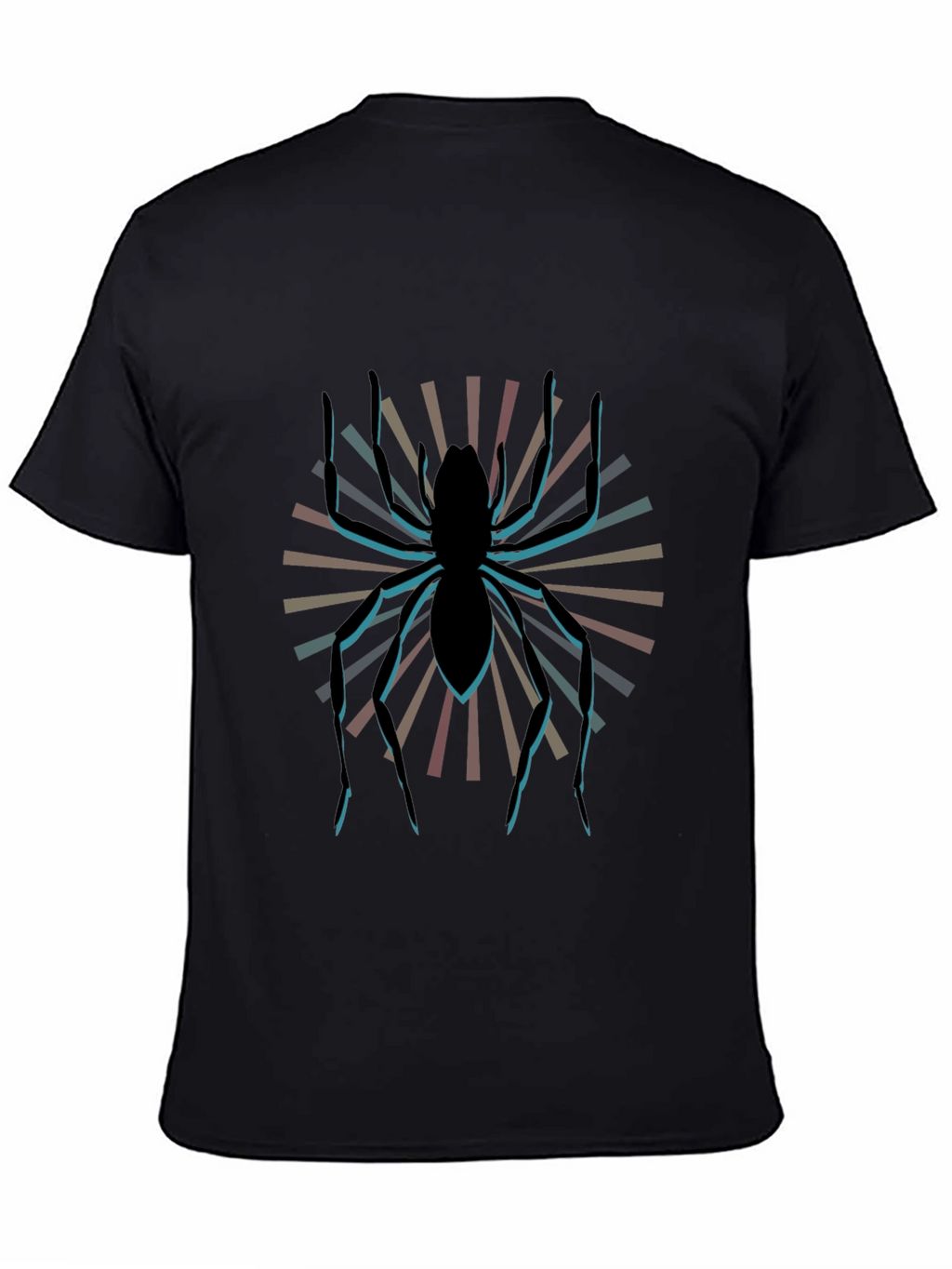 Spider Graphic Tee - Retro Style