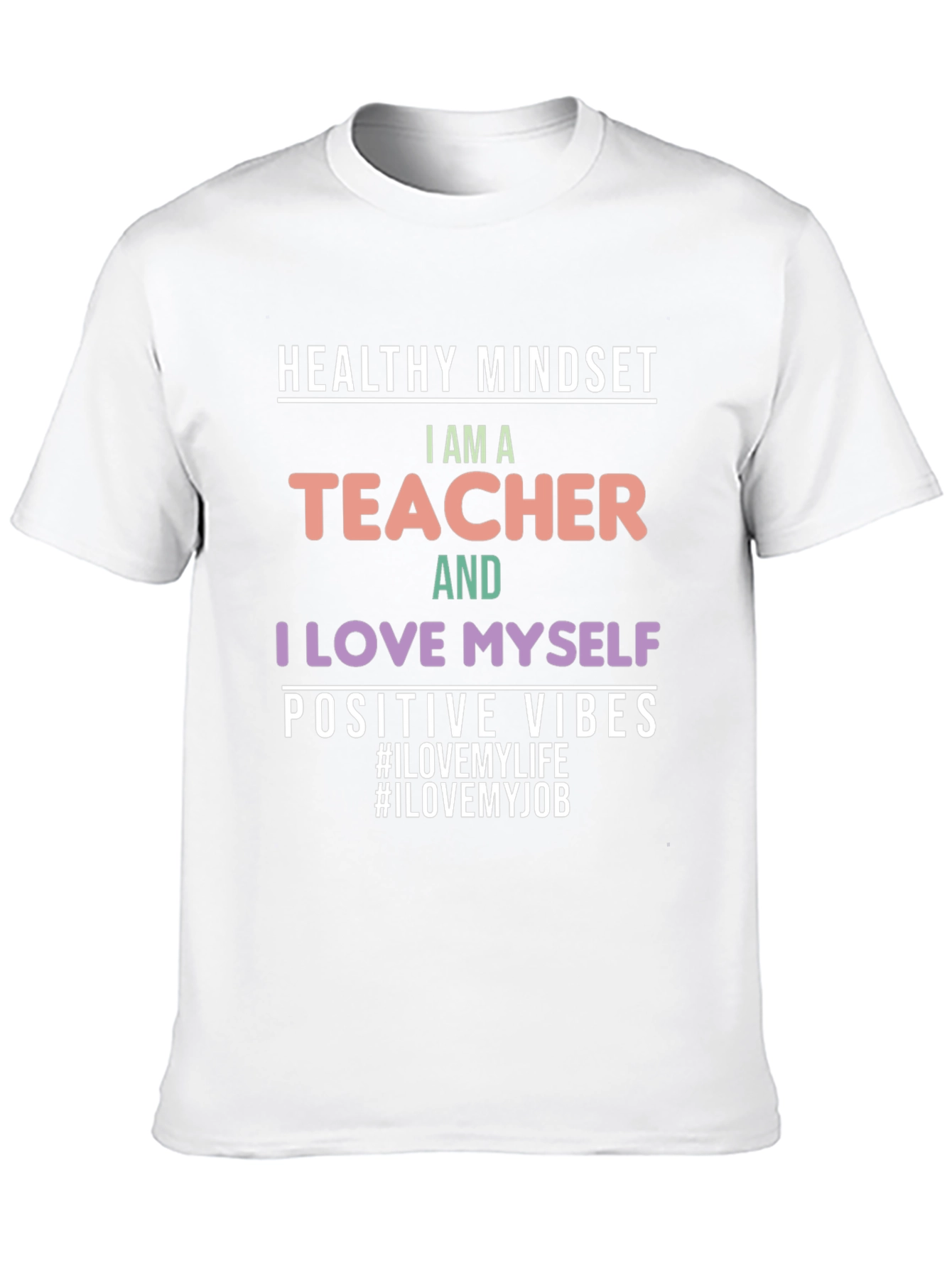 Healthy Mindset Teacher Graphic Tee