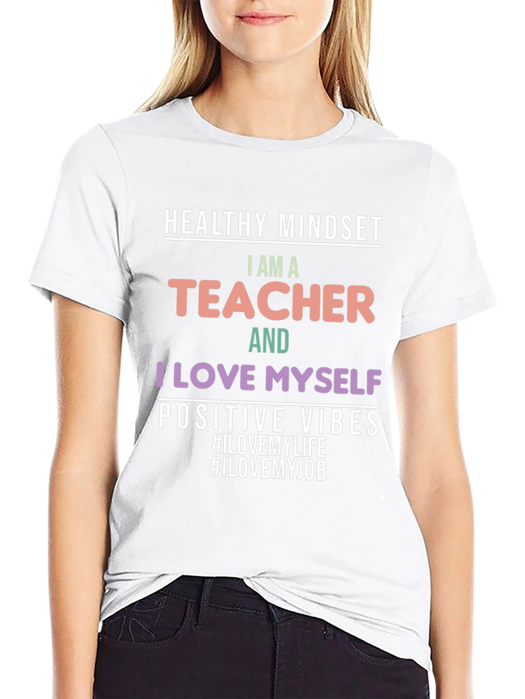 Healthy Mindset Teacher Graphic Tee
