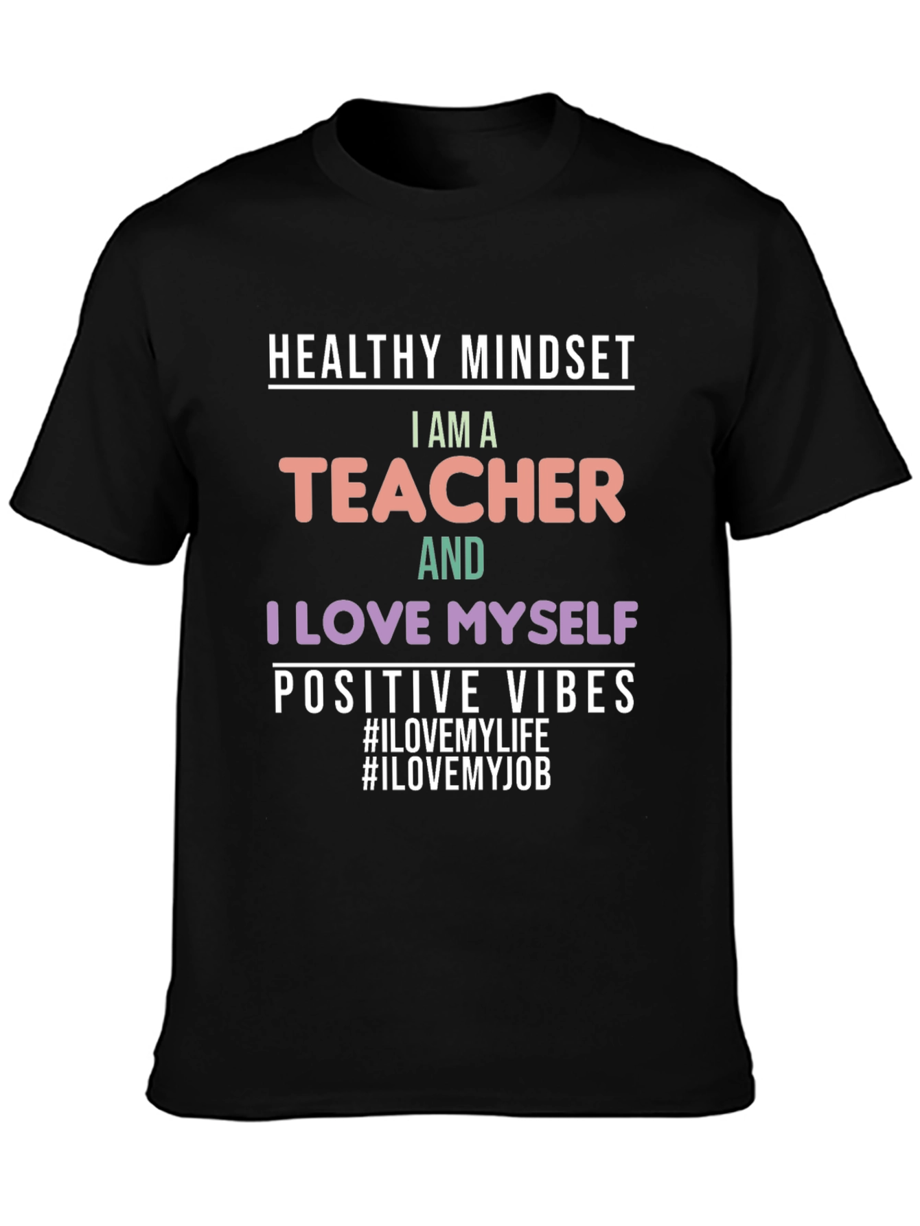 Healthy Mindset Teacher Graphic Tee