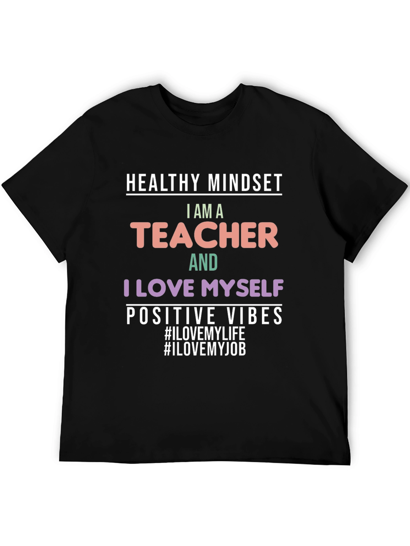 Healthy Mindset Teacher Graphic Tee