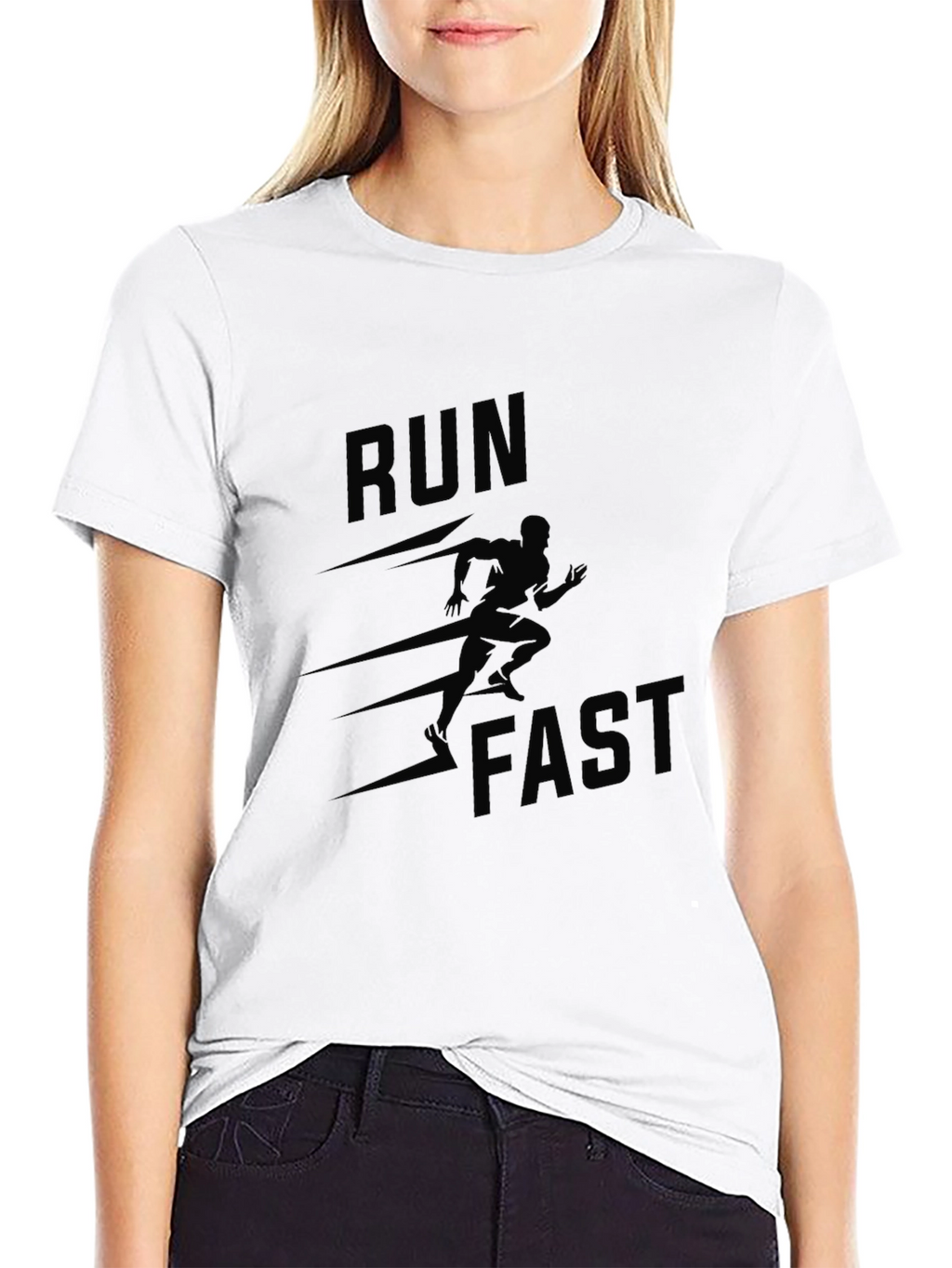 Run Fast T-Shirt - Motivational Running Tee