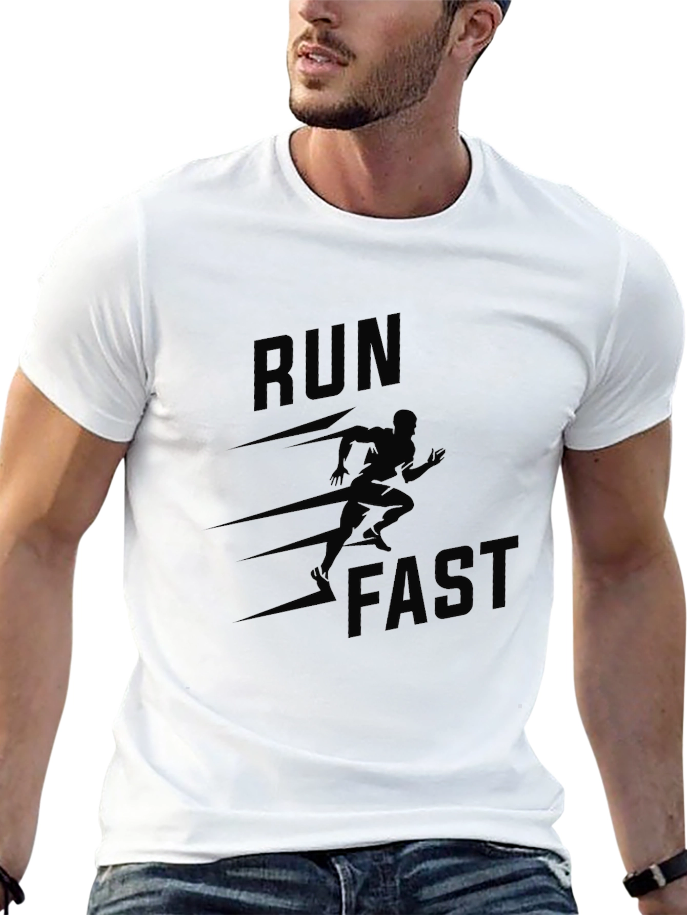 Run Fast T-Shirt - Motivational Running Tee