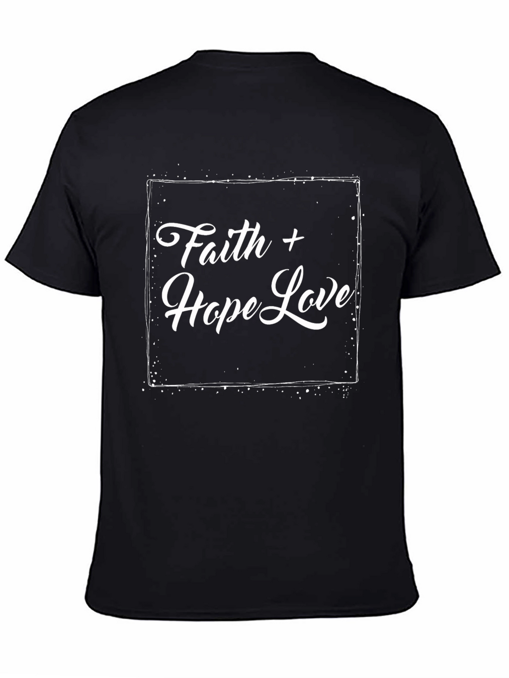 Faith Hope Love Black T-Shirt