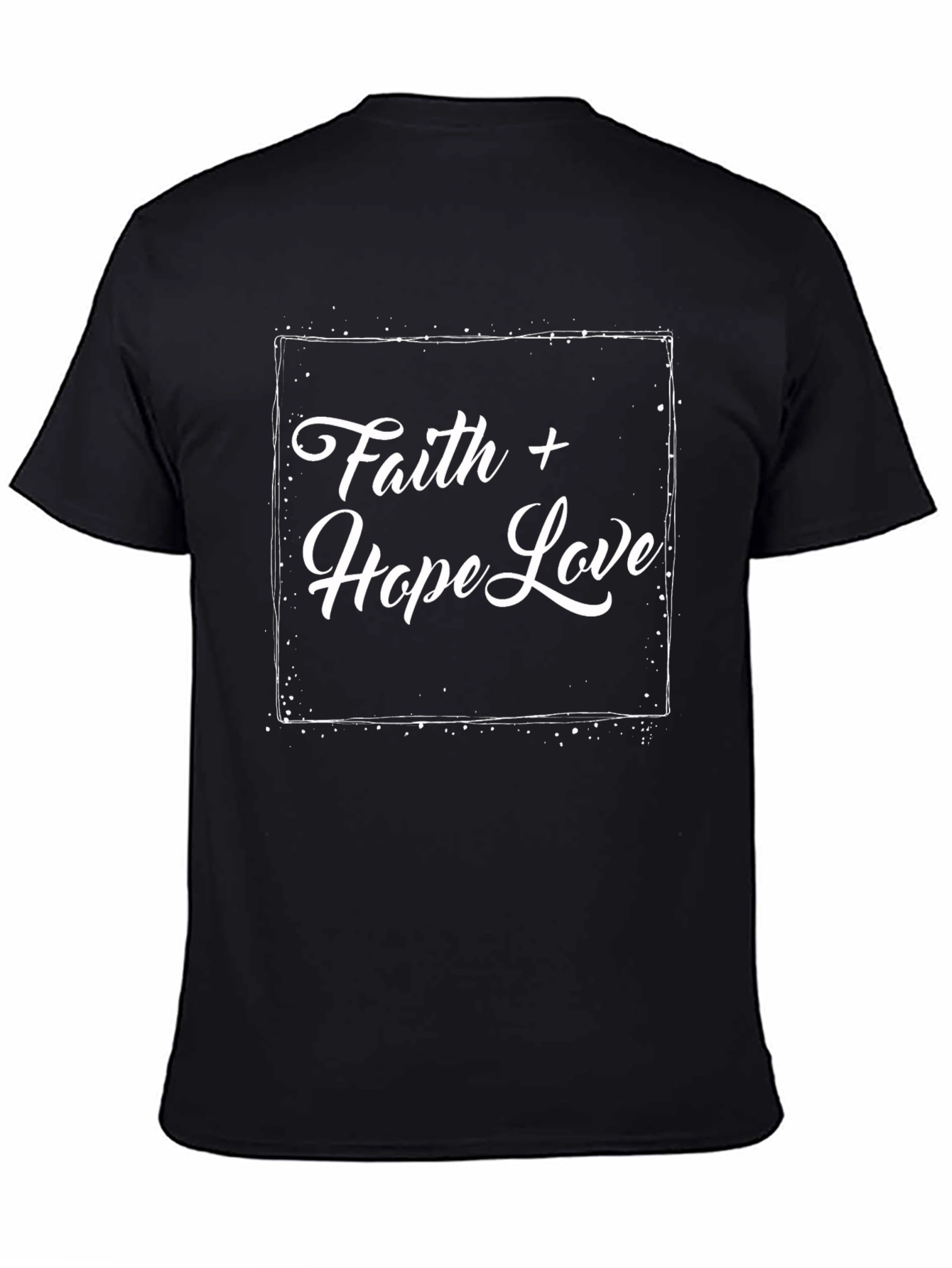 Faith Hope Love Black T-Shirt
