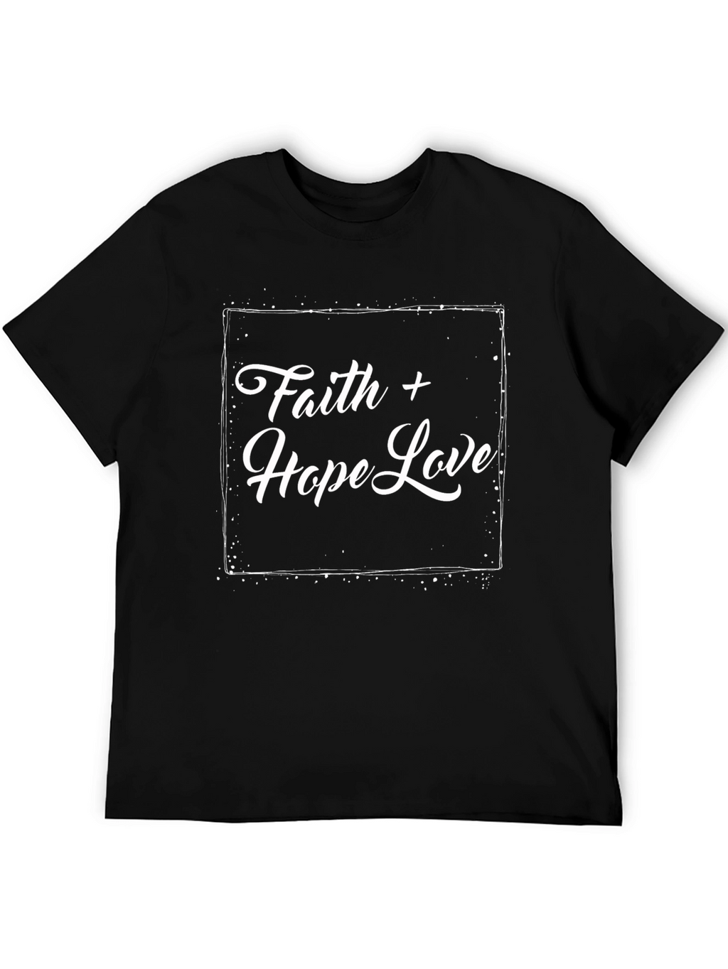 Faith Hope Love Black T-Shirt
