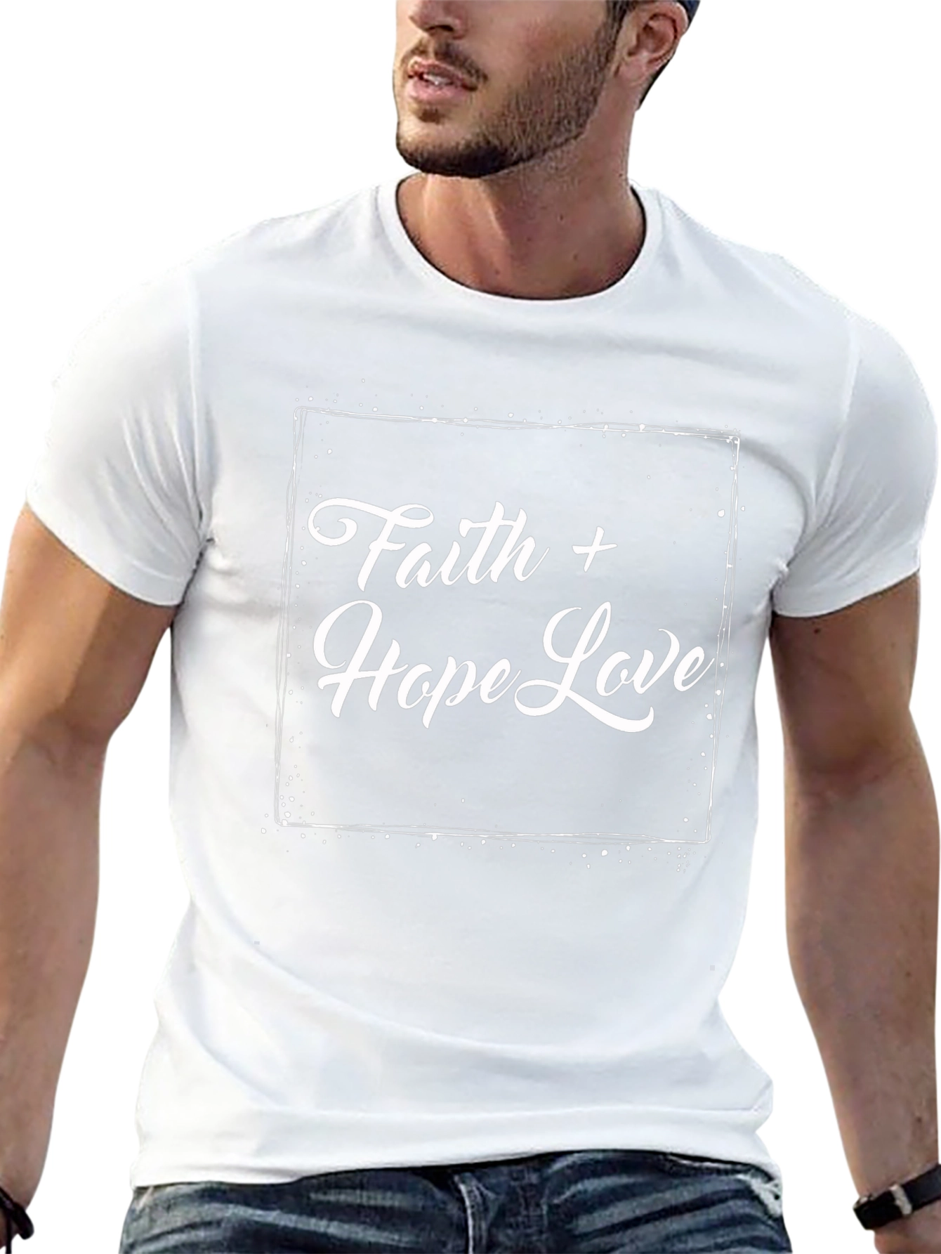 Faith Hope Love Black T-Shirt