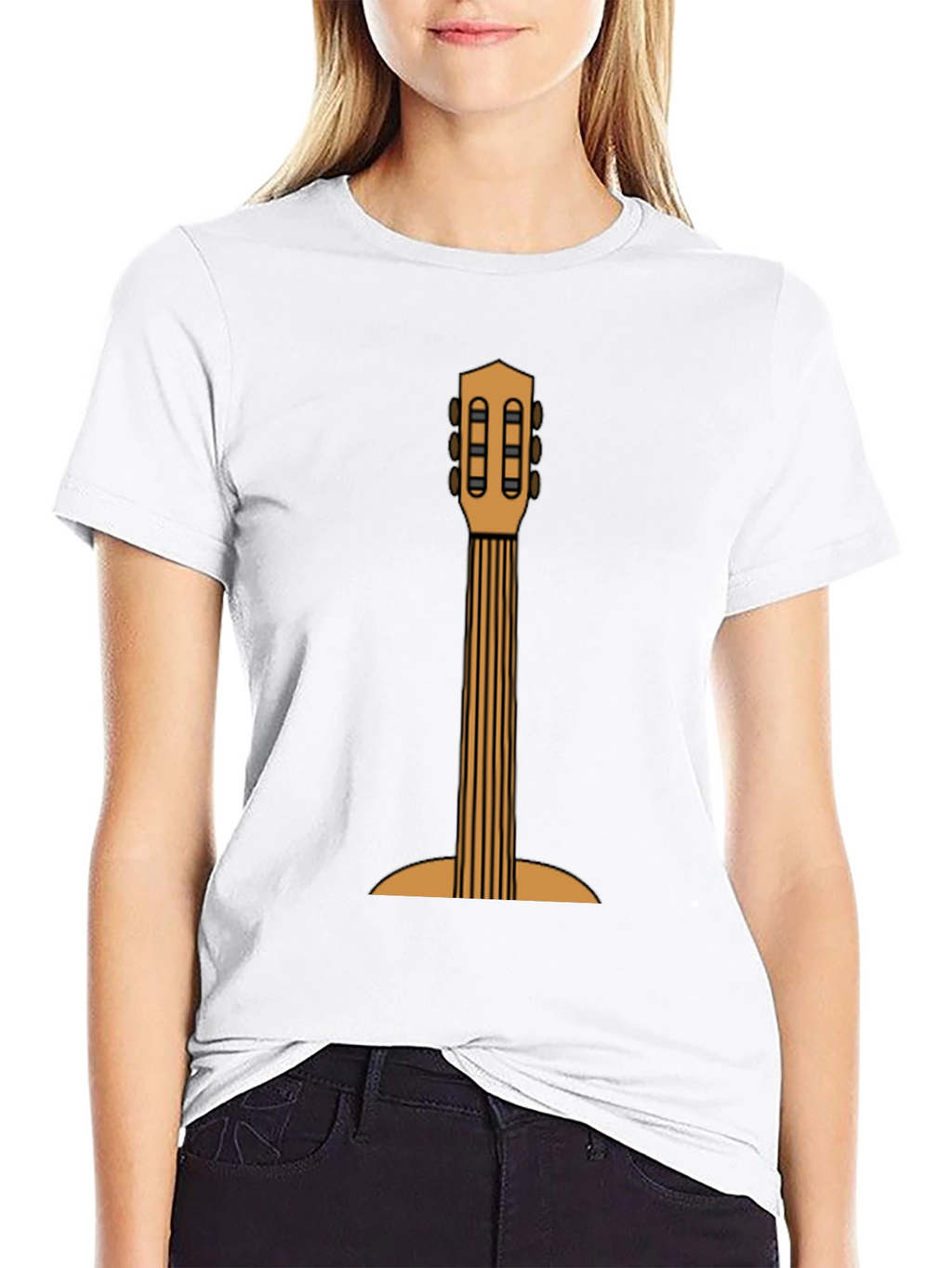 Guitar Graphic Print T-Shirt