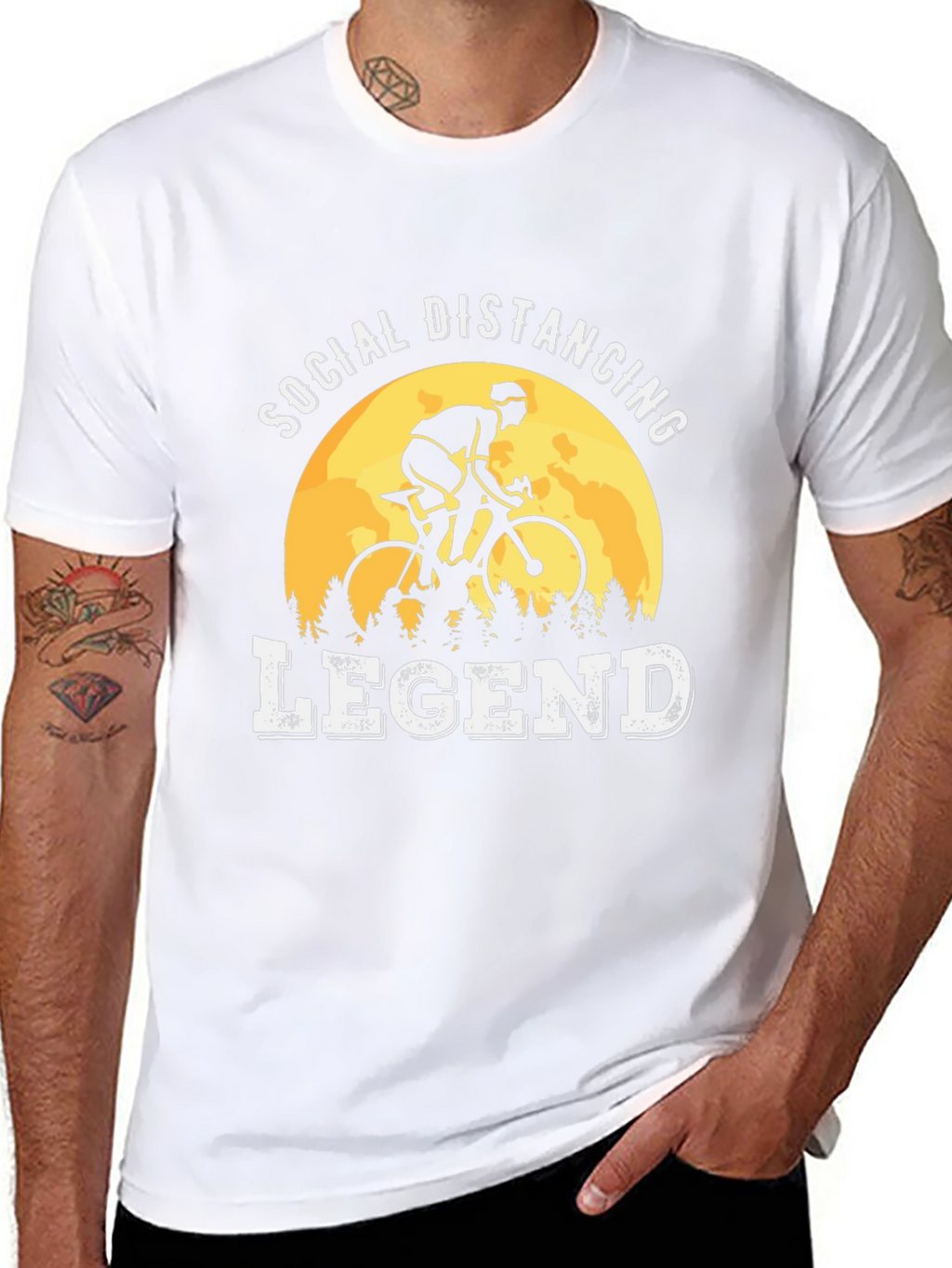 Social Distancing Legend Graphic Tee