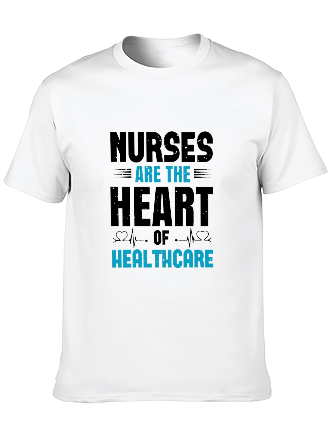 Nurses Heart of Healthcare Graphic T-Shirt