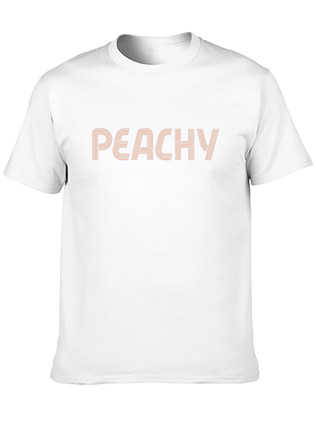 Peachy Graphic Tee - Retro Style T-Shirt