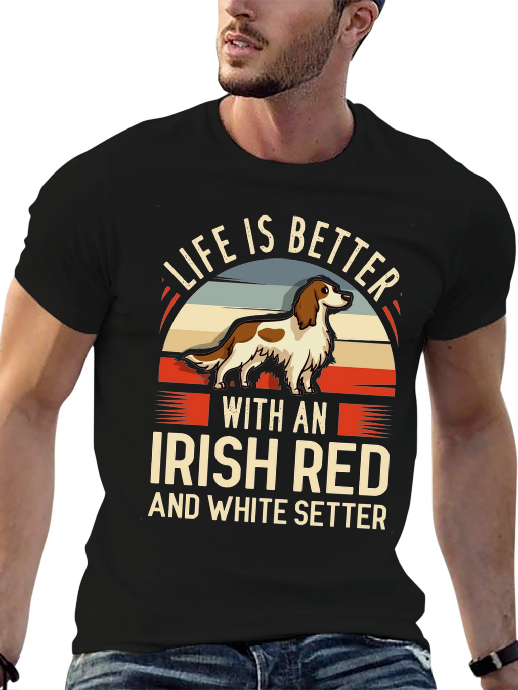 Irish Setter T-Shirt: Life Is Better Dog Lover Tee