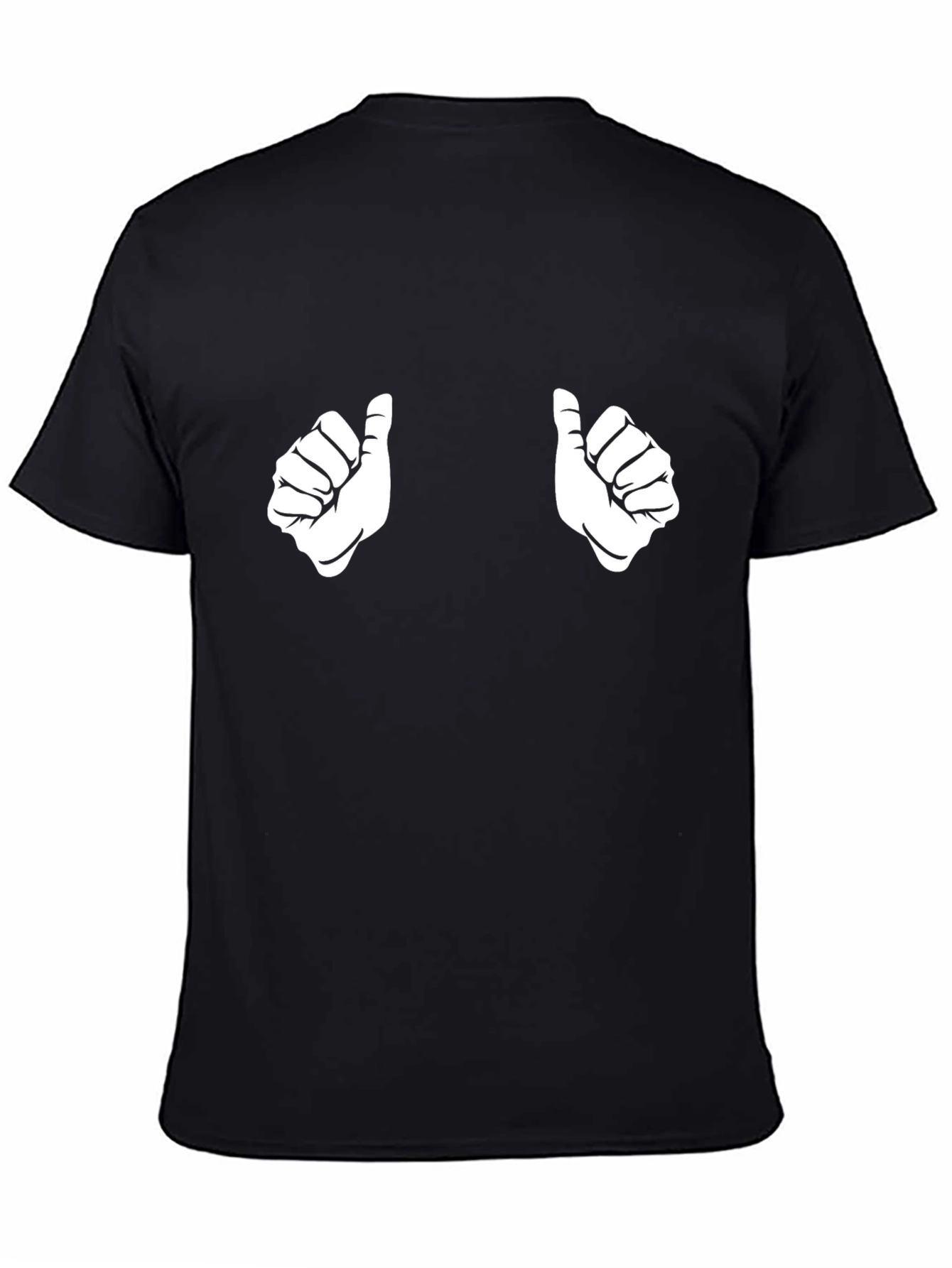 Thumbs Up Graphic Tee - Funny Novelty Shirt