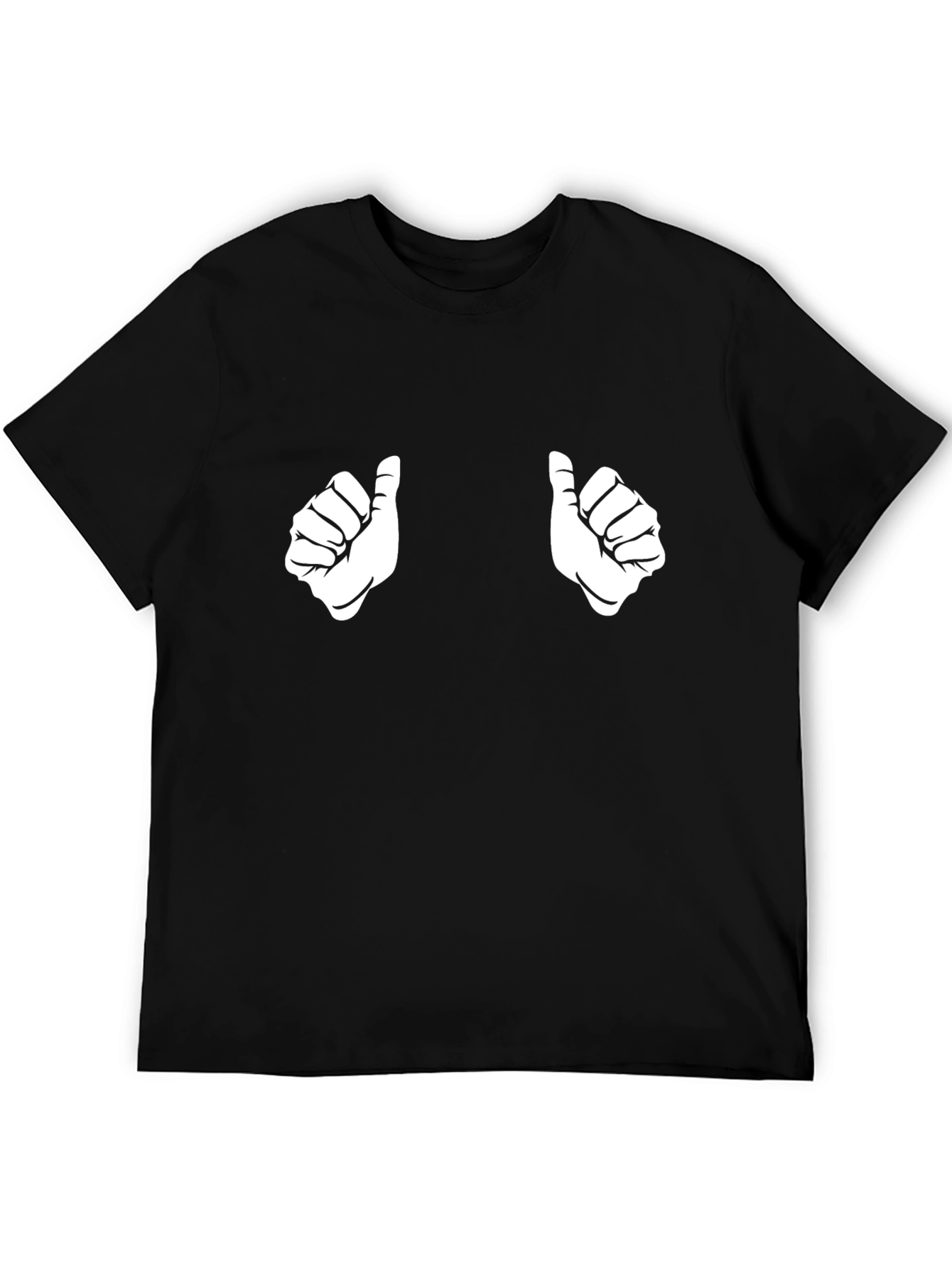Thumbs Up Graphic Tee - Funny Novelty Shirt