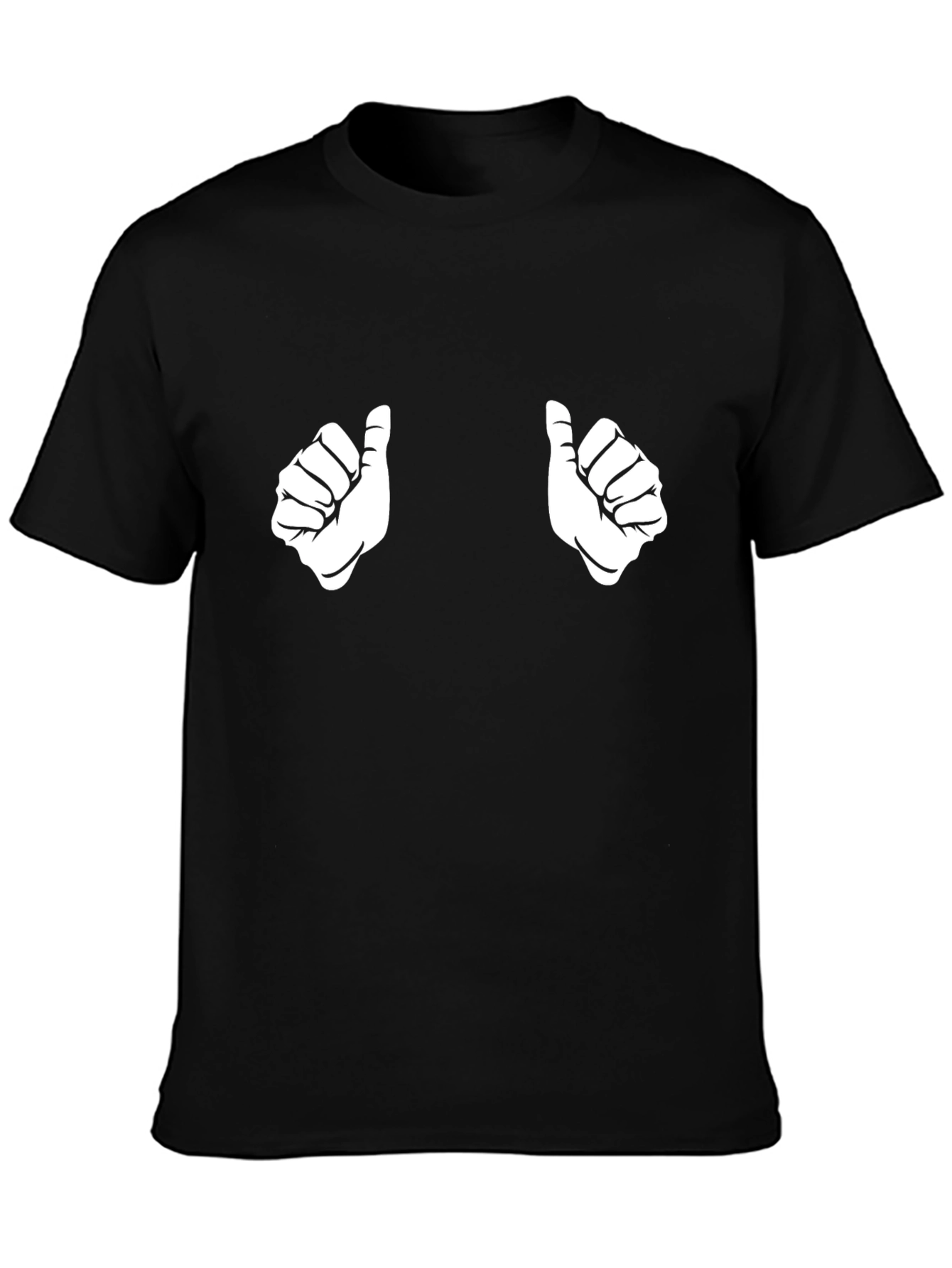 Thumbs Up Graphic Tee - Funny Novelty Shirt