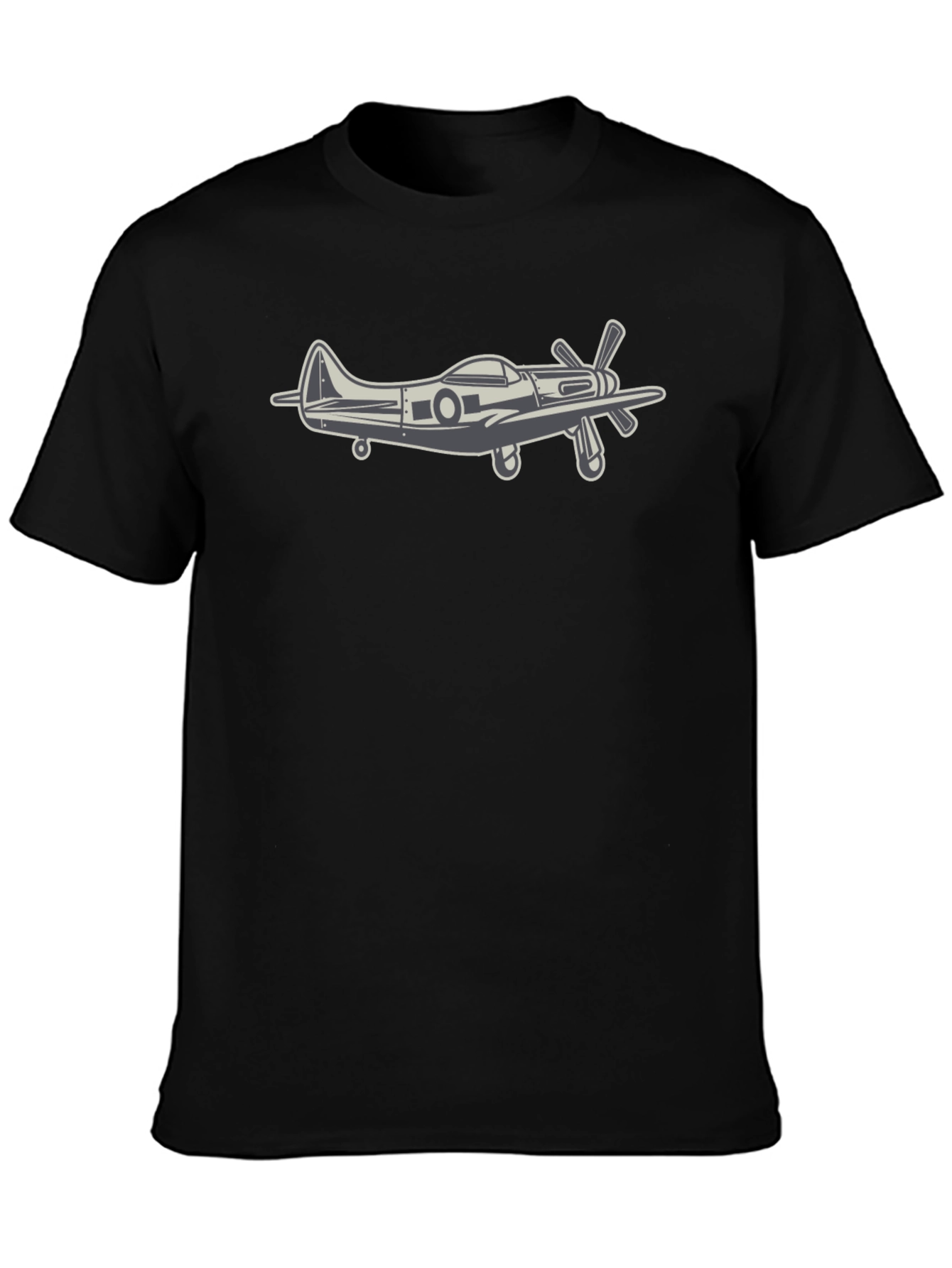 Vintage Airplane Graphic Tee - Classic Style