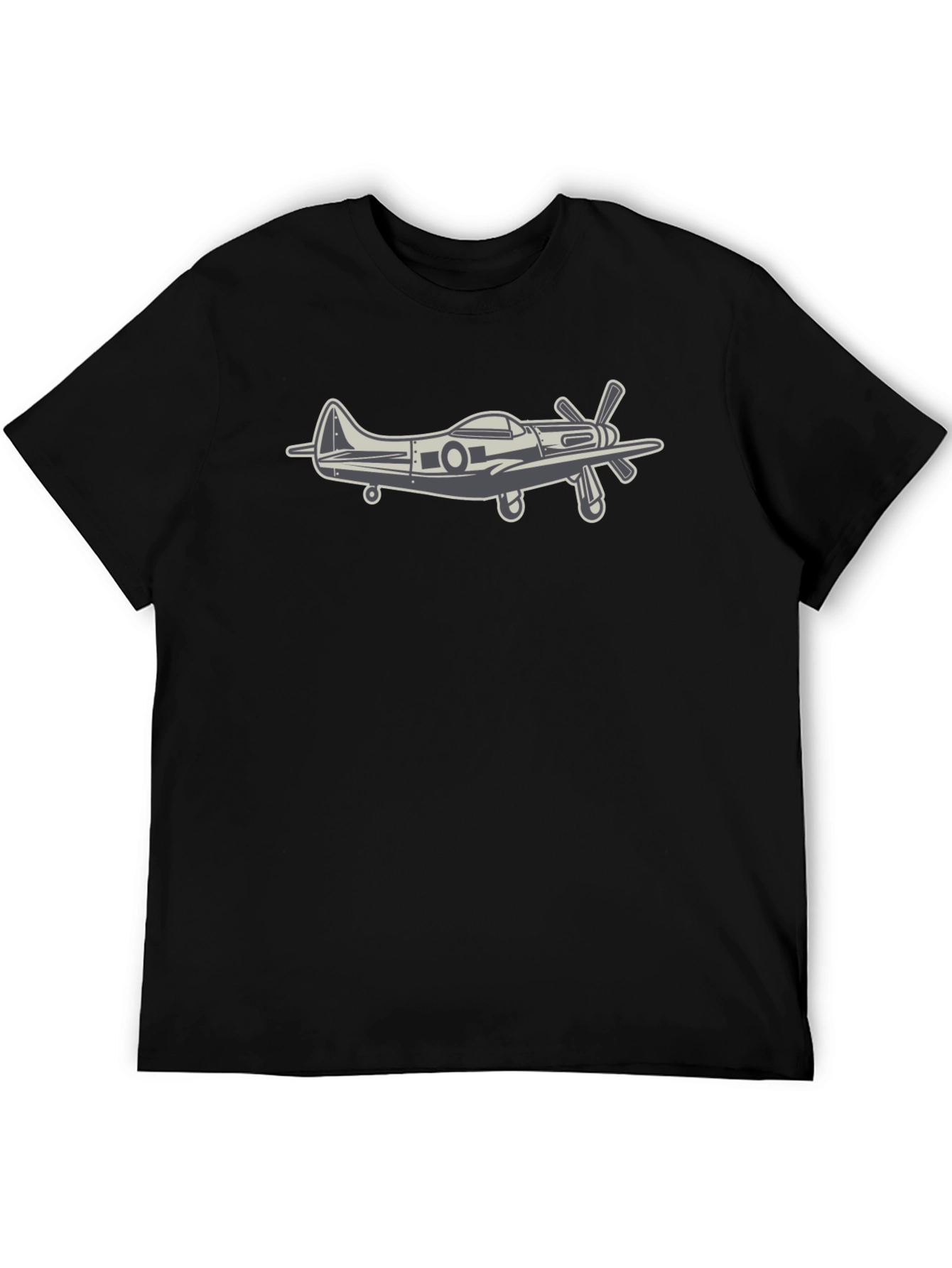 Vintage Airplane Graphic Tee - Classic Style