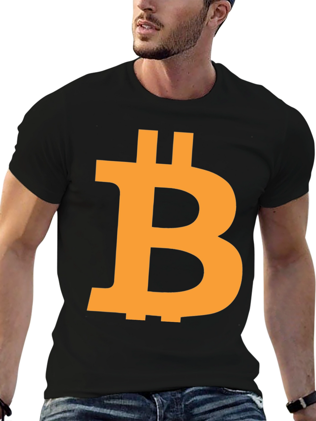 Bitcoin Black T-Shirt - Crypto Currency Tee