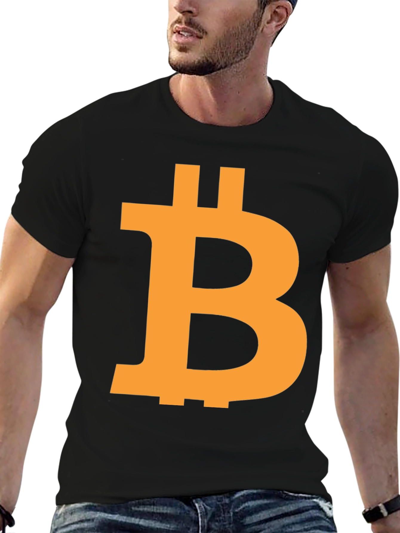 Bitcoin Black T-Shirt - Crypto Currency Tee
