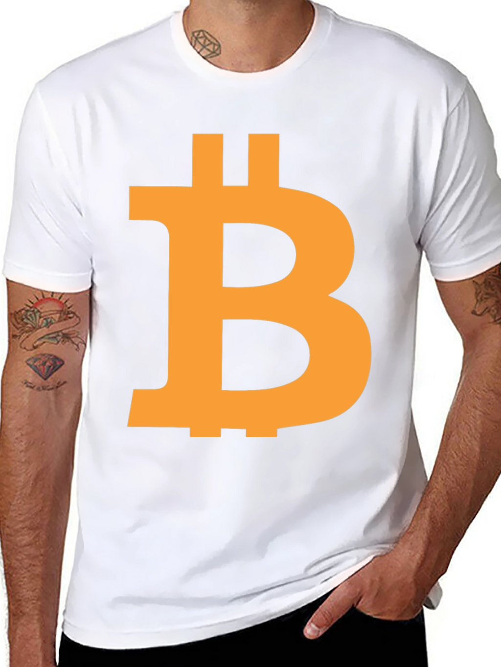 Bitcoin Black T-Shirt - Crypto Currency Tee