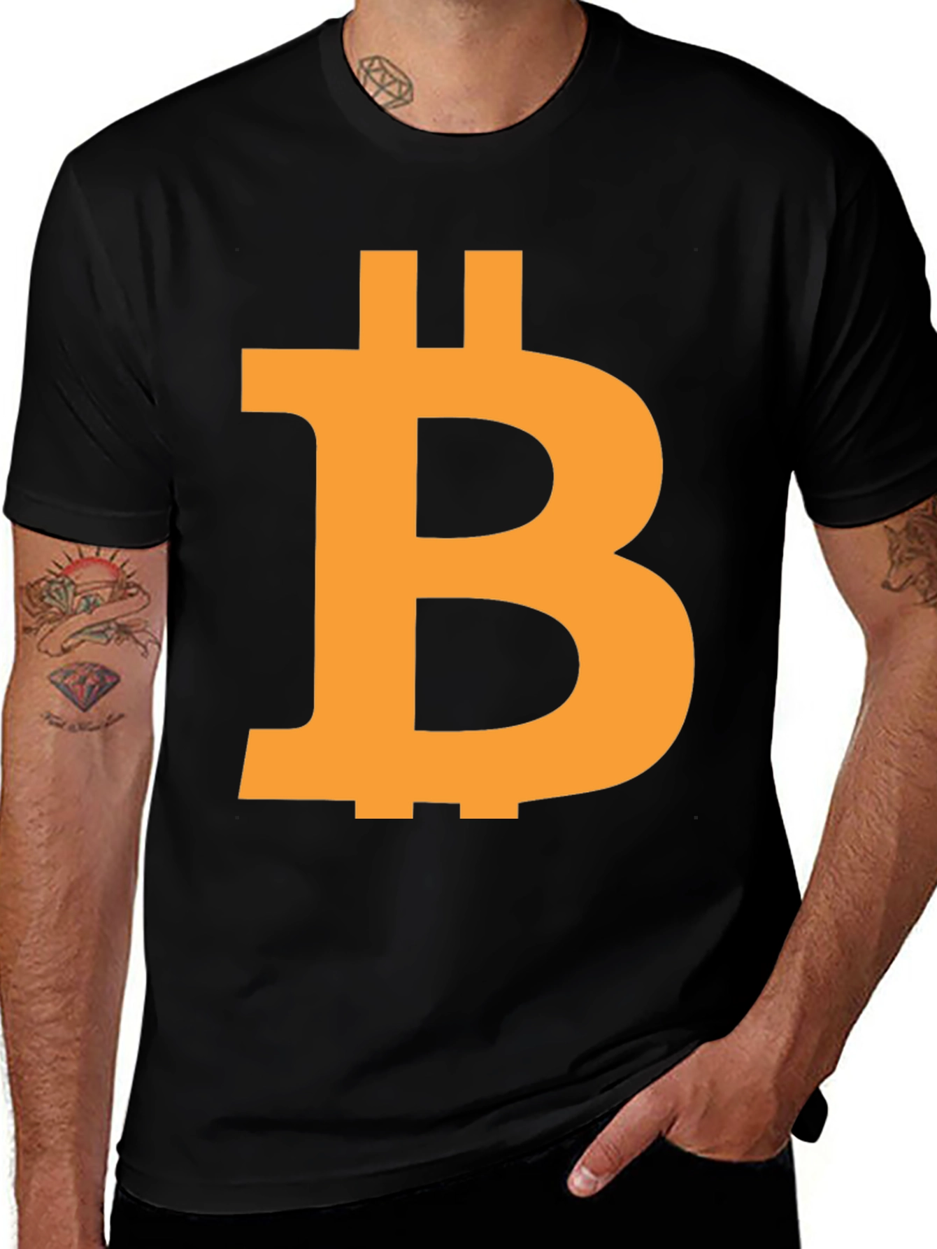 Bitcoin Black T-Shirt - Crypto Currency Tee