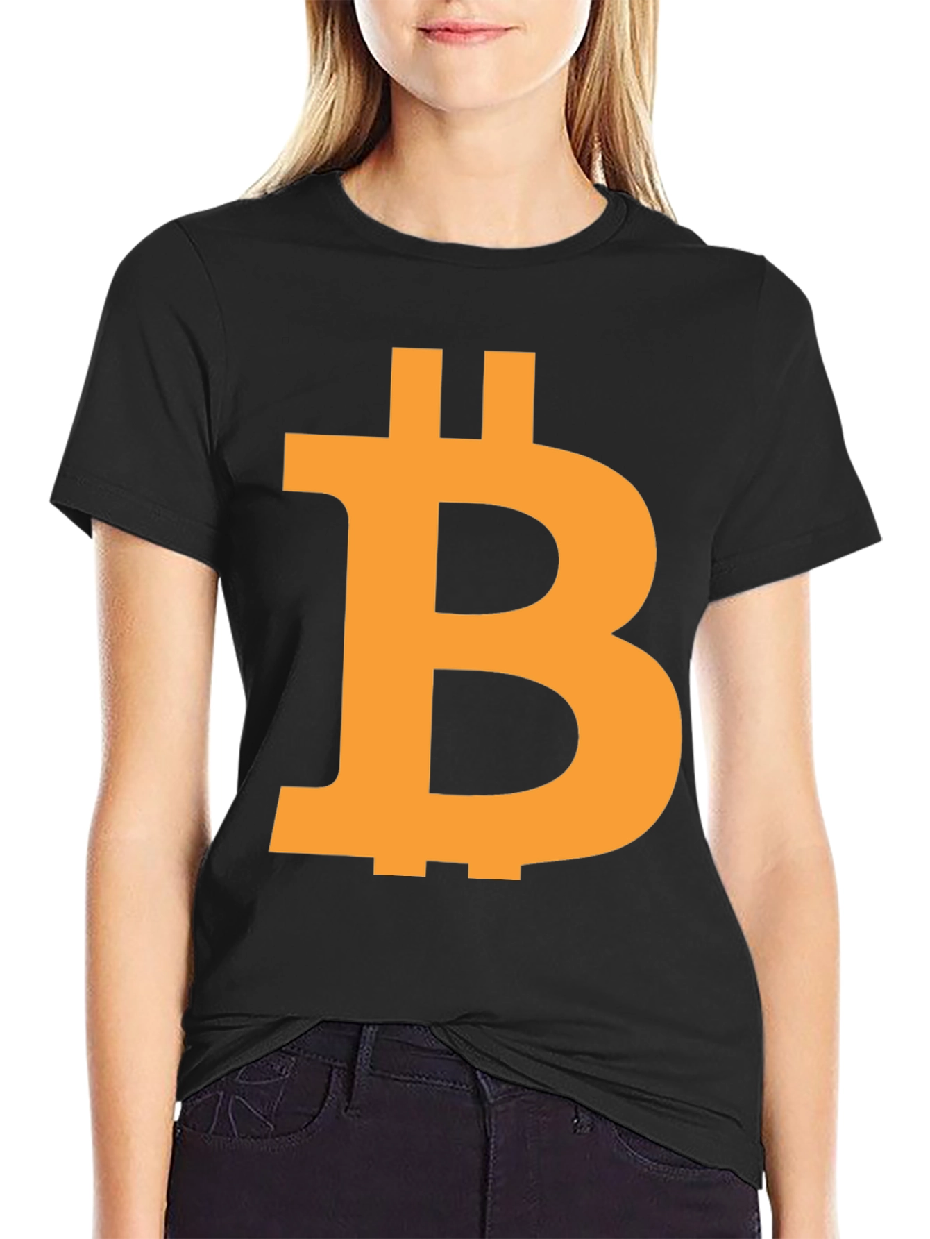 Bitcoin Black T-Shirt - Crypto Currency Tee