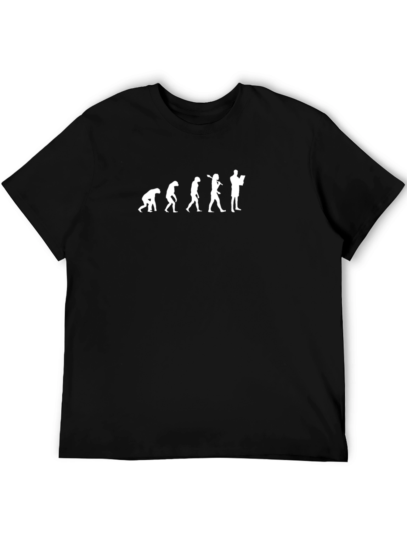 Evolution of Man Reading T-Shirt