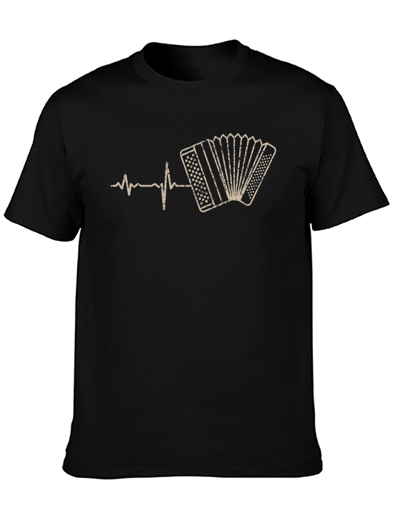 Accordion Heartbeat T-Shirt - Music Lover Tee