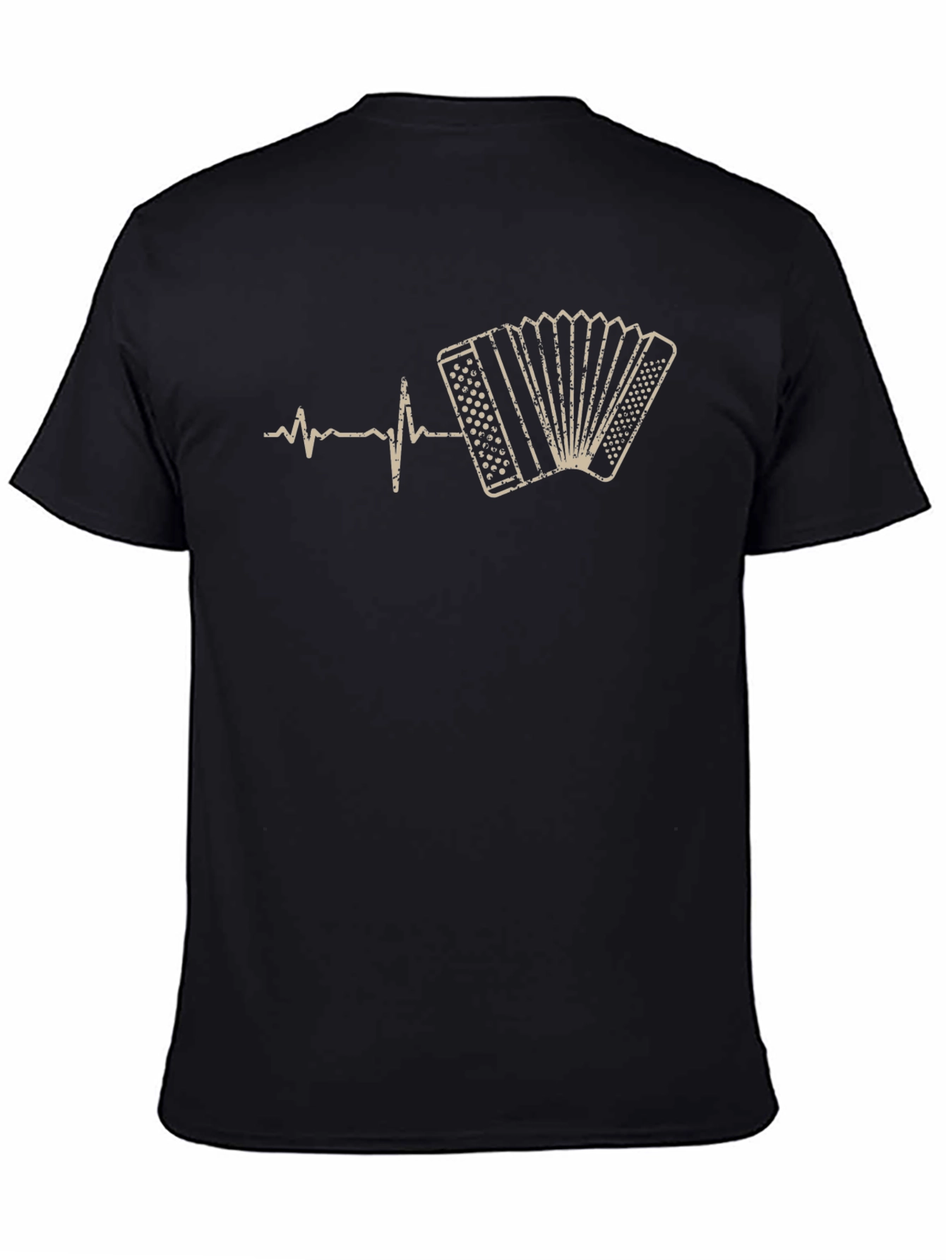 Accordion Heartbeat T-Shirt - Music Lover Tee