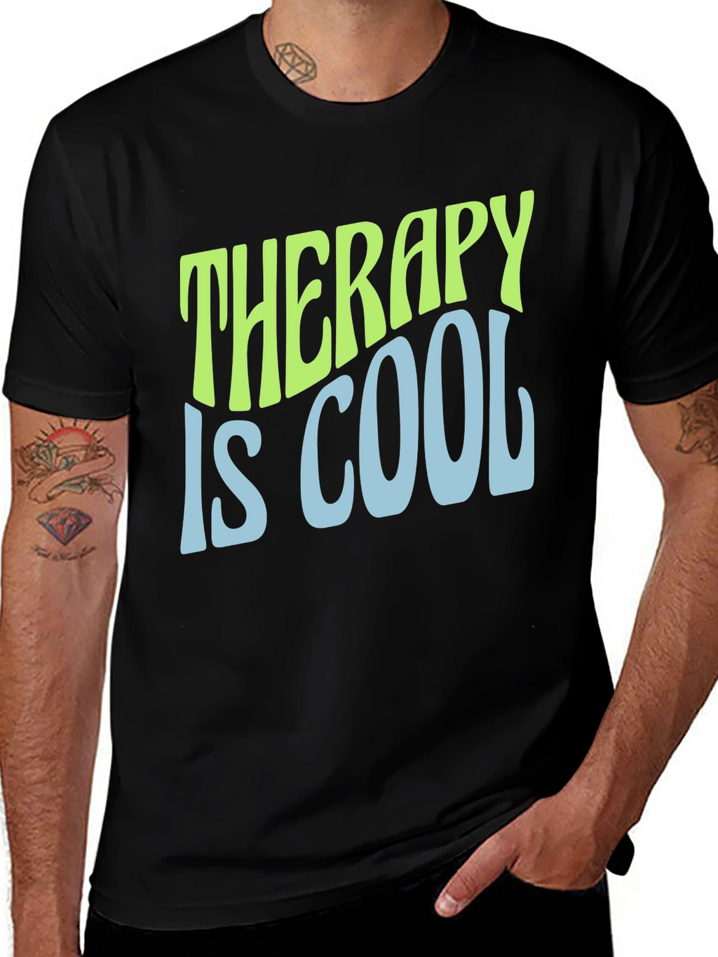 Therapy Is Cool T-Shirt - Graphic Tee