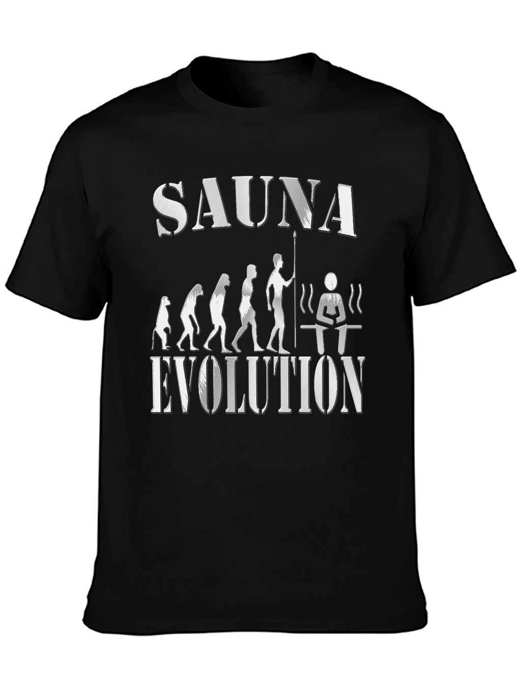 Sauna Evolution T-Shirt - Black