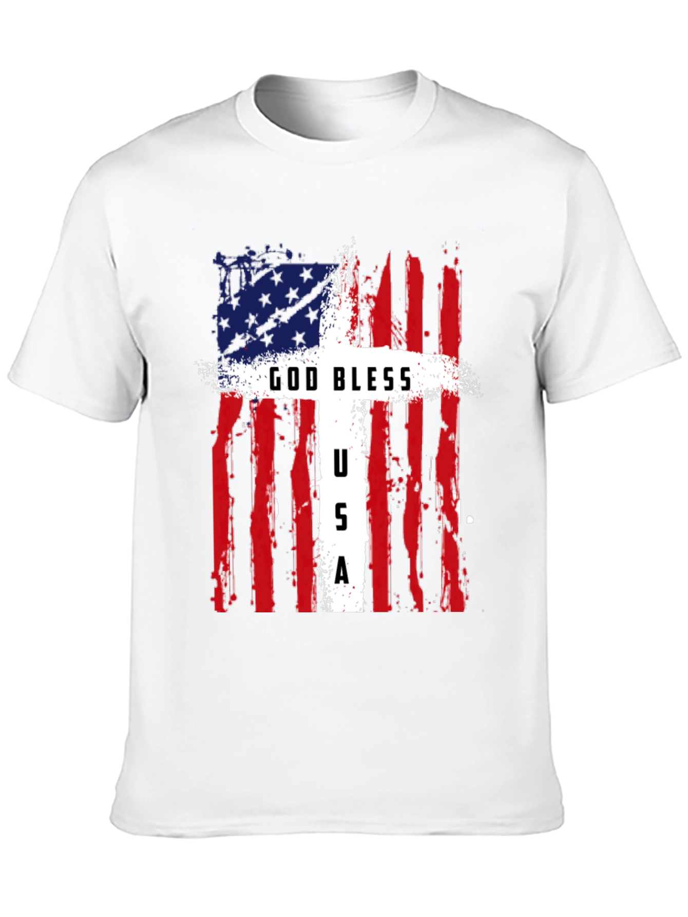 God Bless USA Patriotic T-Shirt