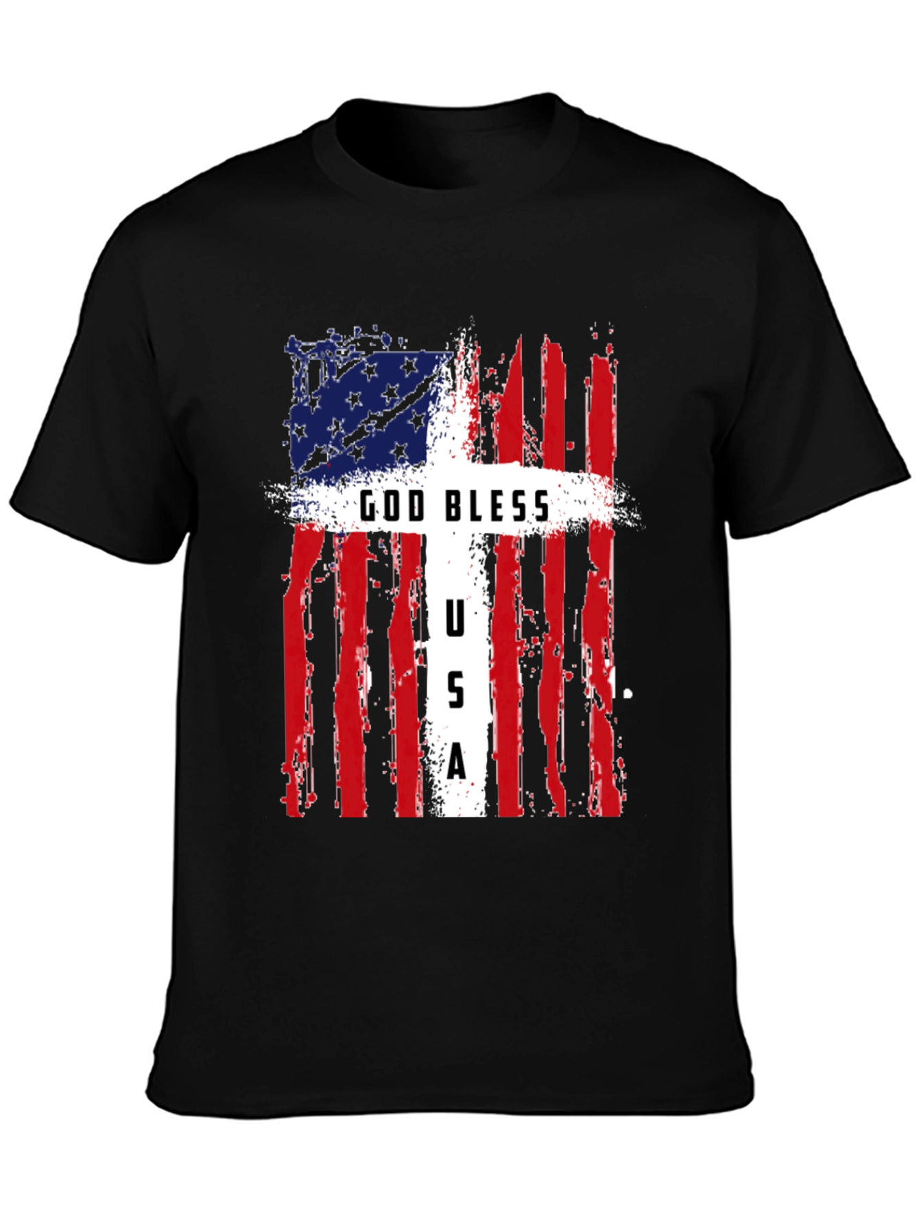 God Bless USA Patriotic T-Shirt
