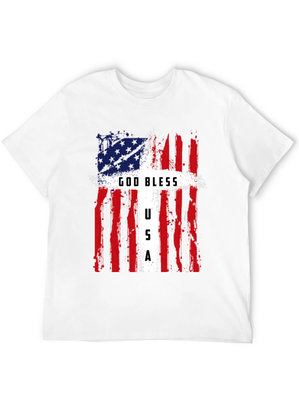 God Bless USA Patriotic T-Shirt