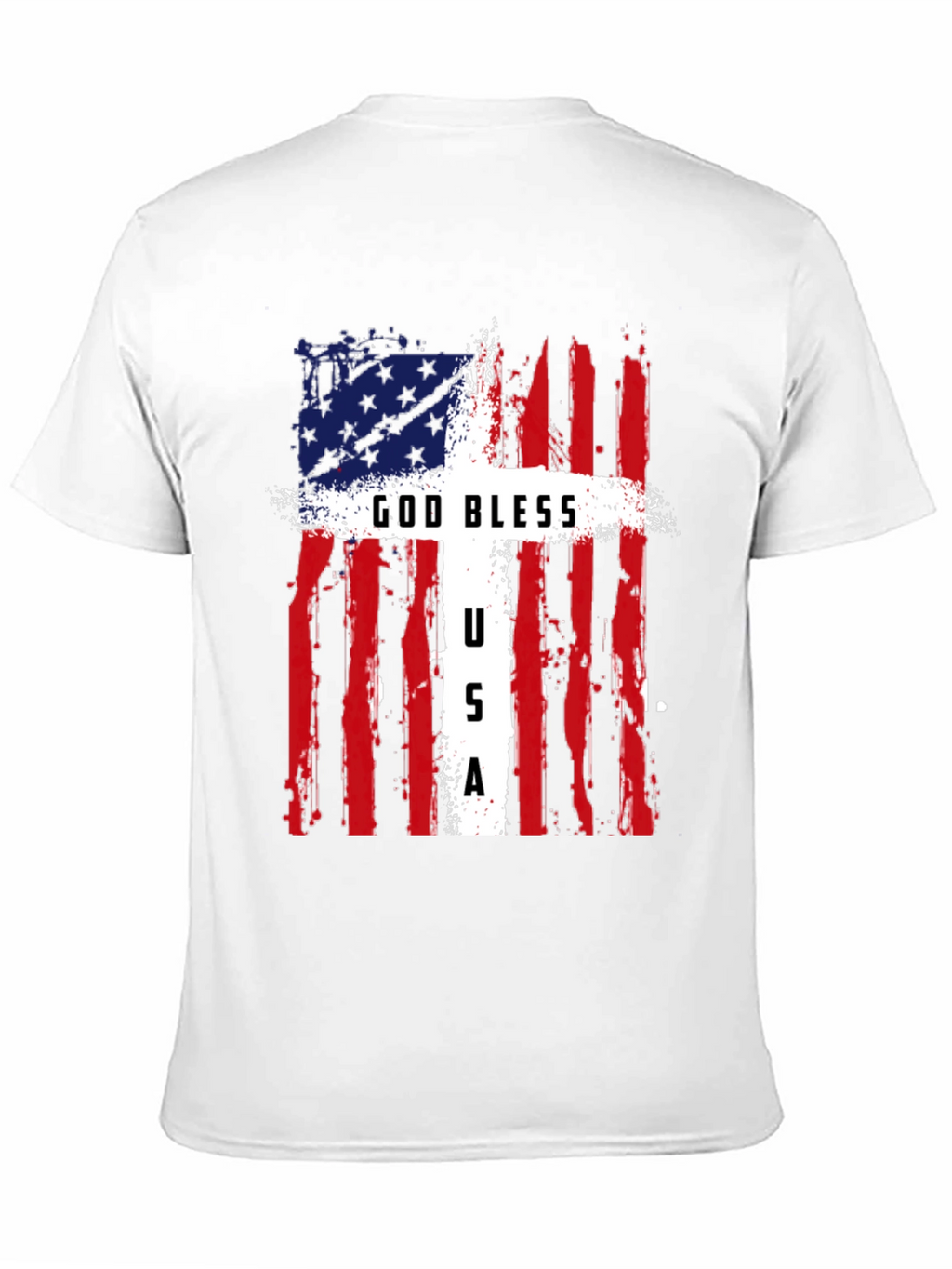 God Bless USA Patriotic T-Shirt