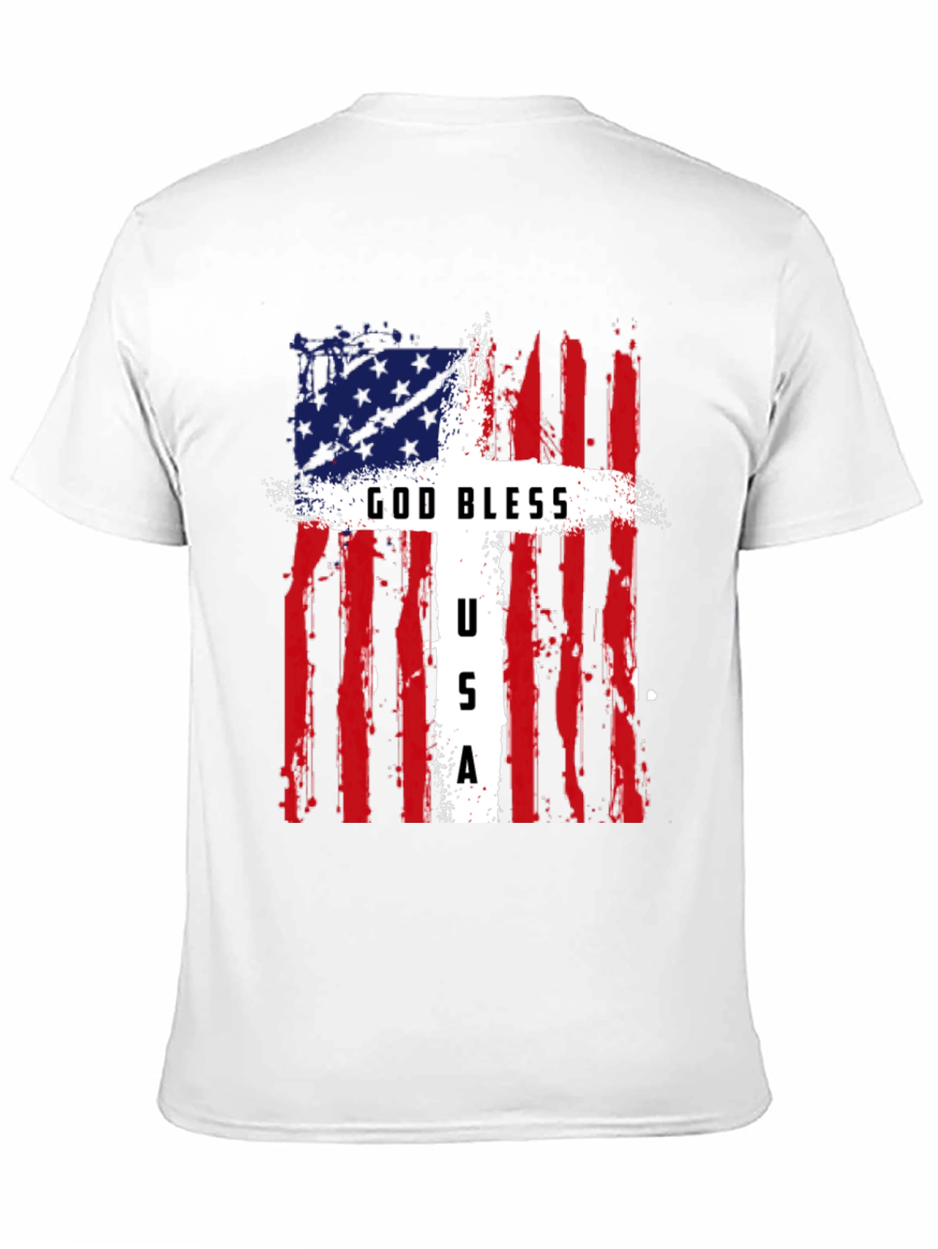 God Bless USA Patriotic T-Shirt