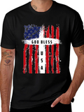 God Bless USA Patriotic T-Shirt