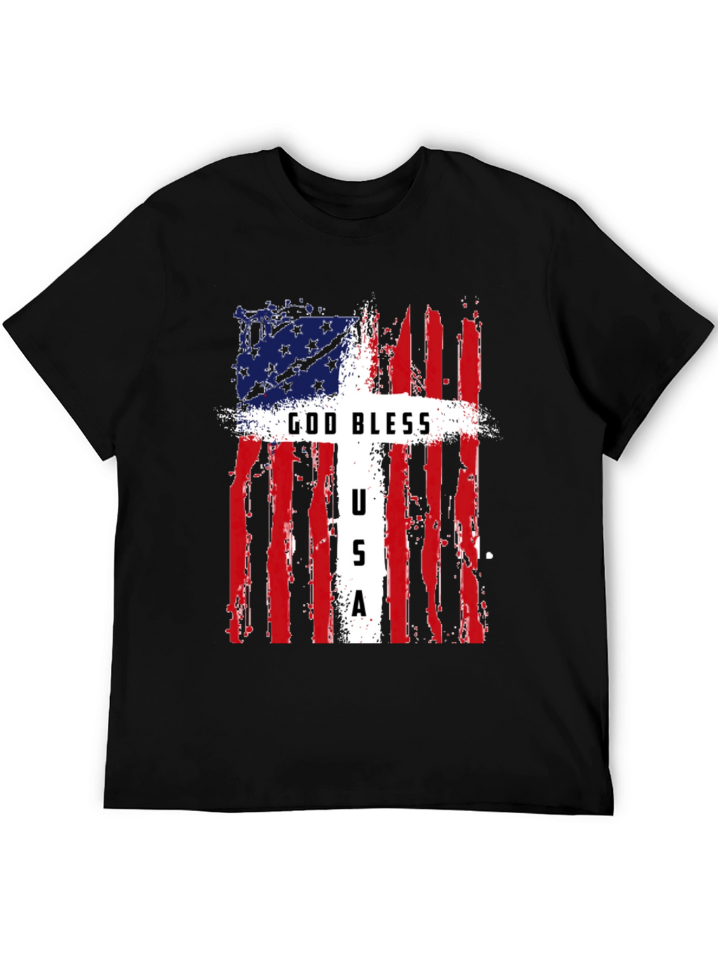 God Bless USA Patriotic T-Shirt