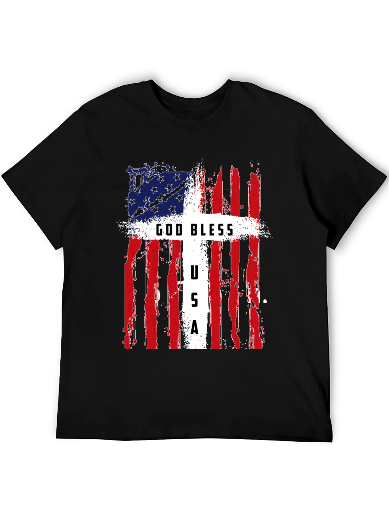 God Bless USA Patriotic T-Shirt