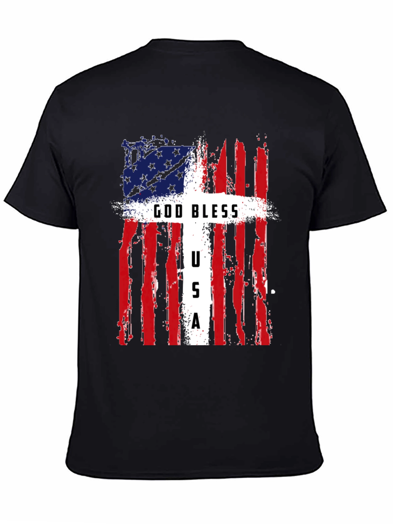 God Bless USA Patriotic T-Shirt