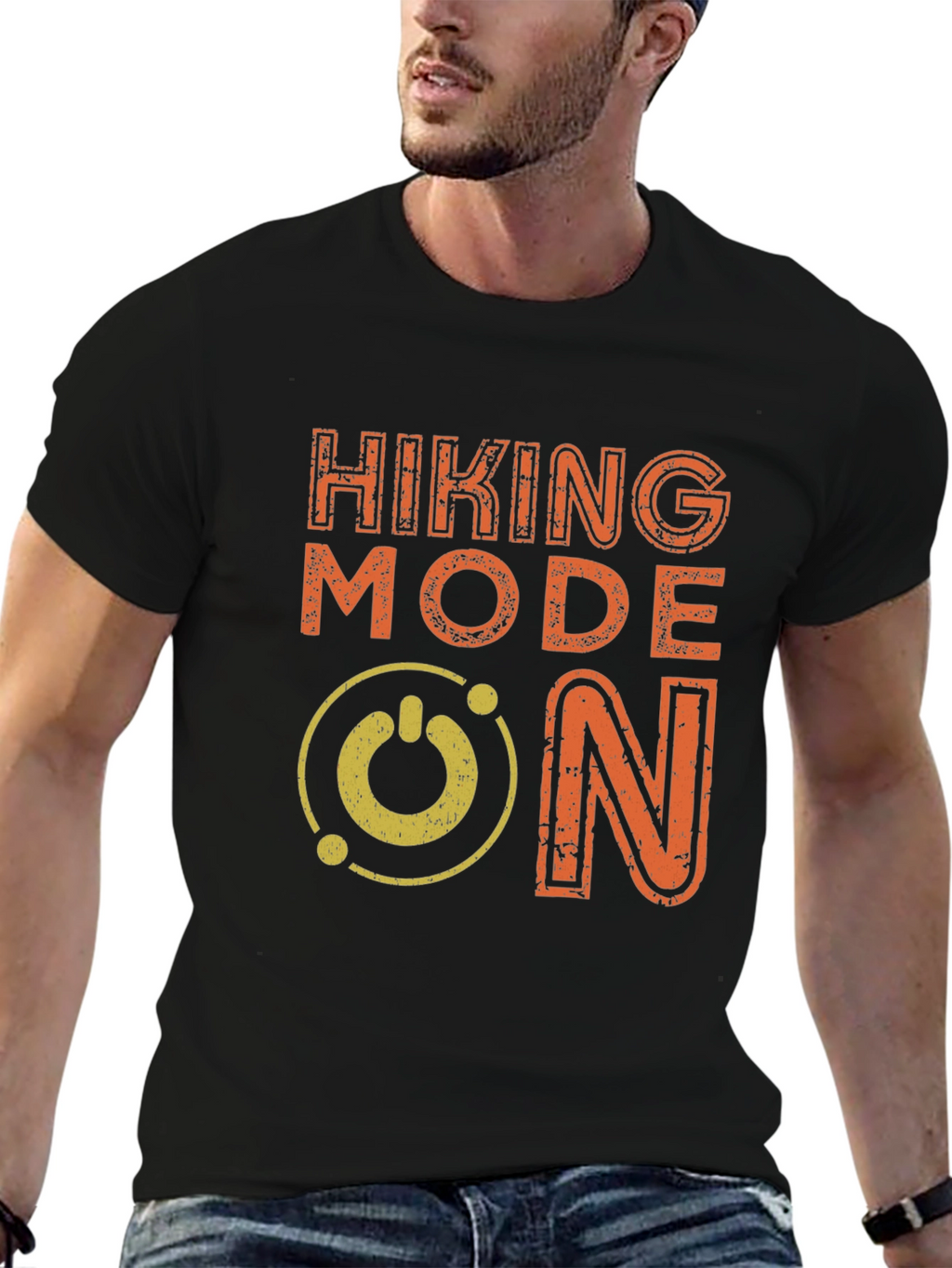Hiking Mode ON Graphic Tee - Adventure Ready T-Shirt