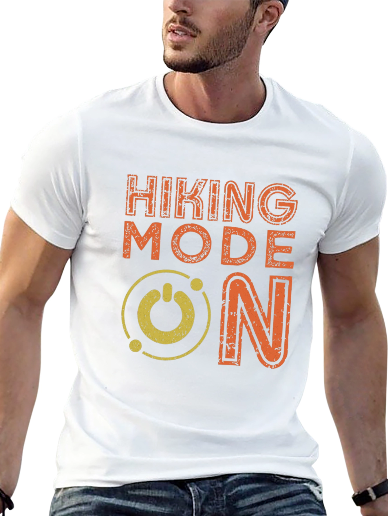 Hiking Mode ON Graphic Tee - Adventure Ready T-Shirt