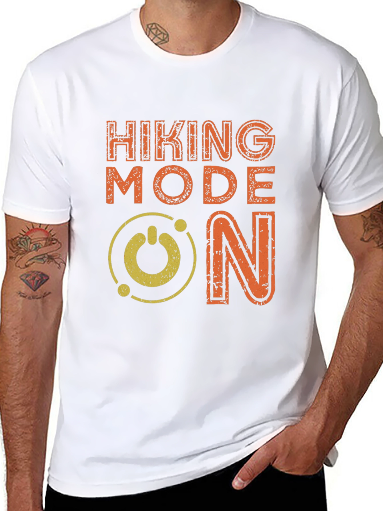 Hiking Mode ON Graphic Tee - Adventure Ready T-Shirt
