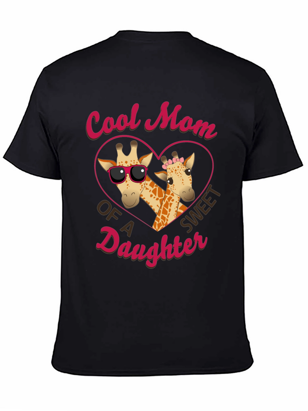 Cool Mom Giraffe Daughter T-Shirt