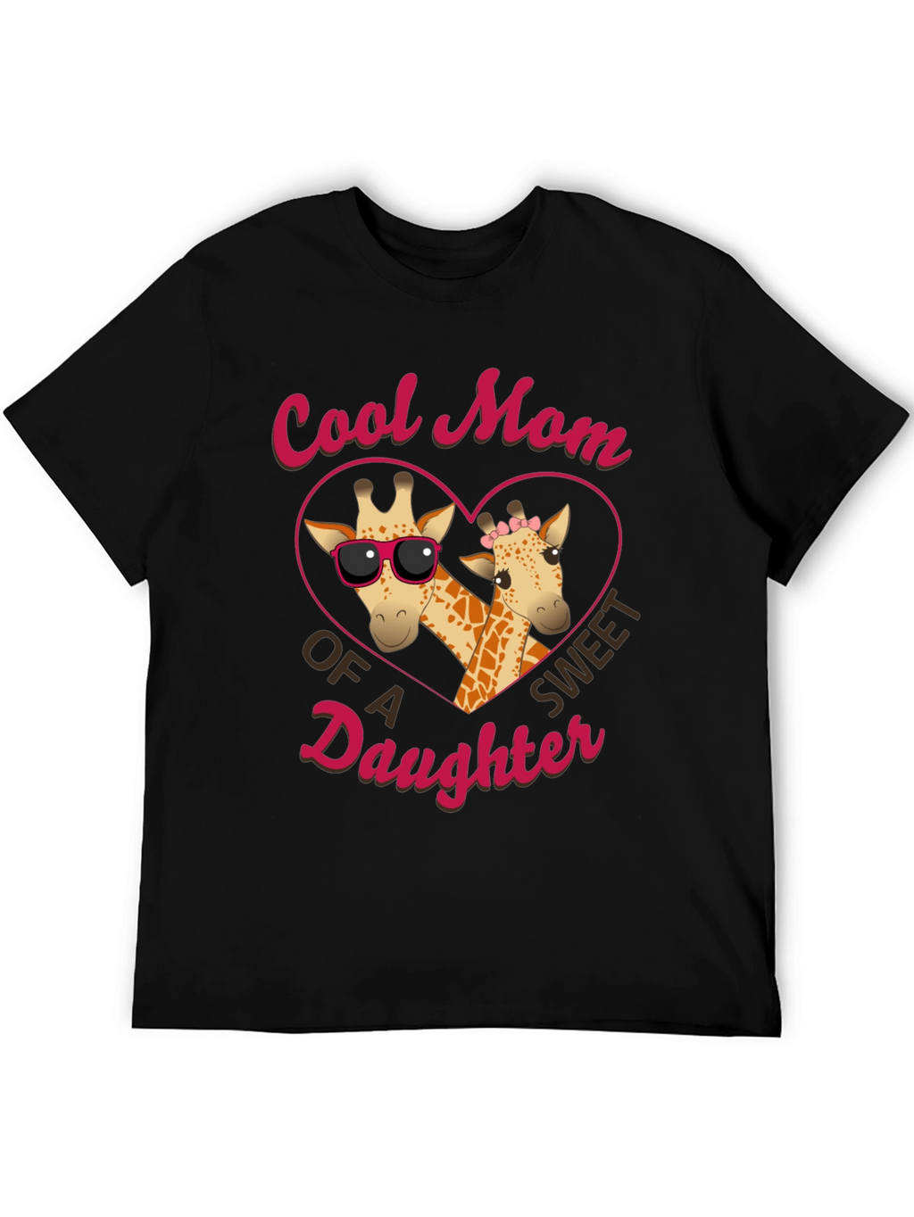 Cool Mom Giraffe Daughter T-Shirt