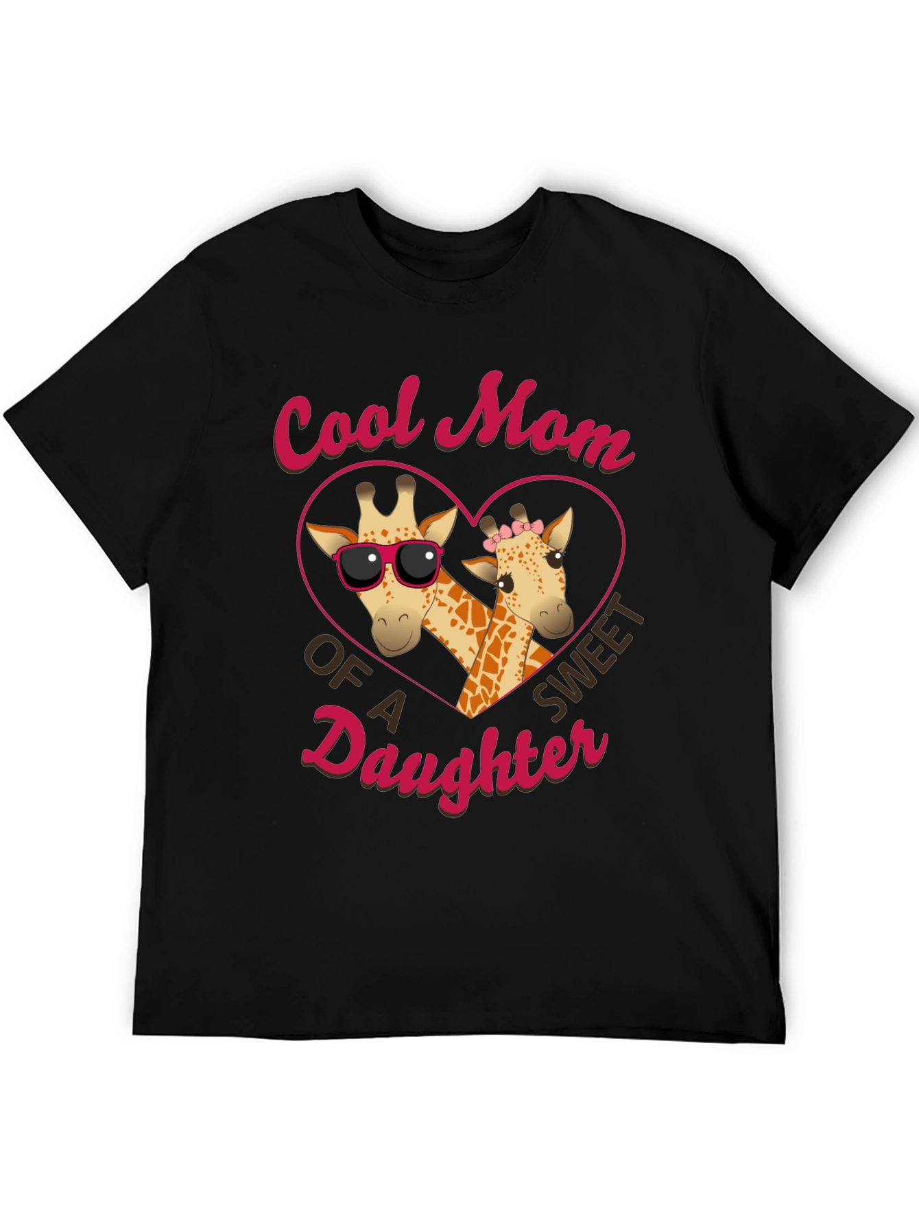 Cool Mom Giraffe Daughter T-Shirt